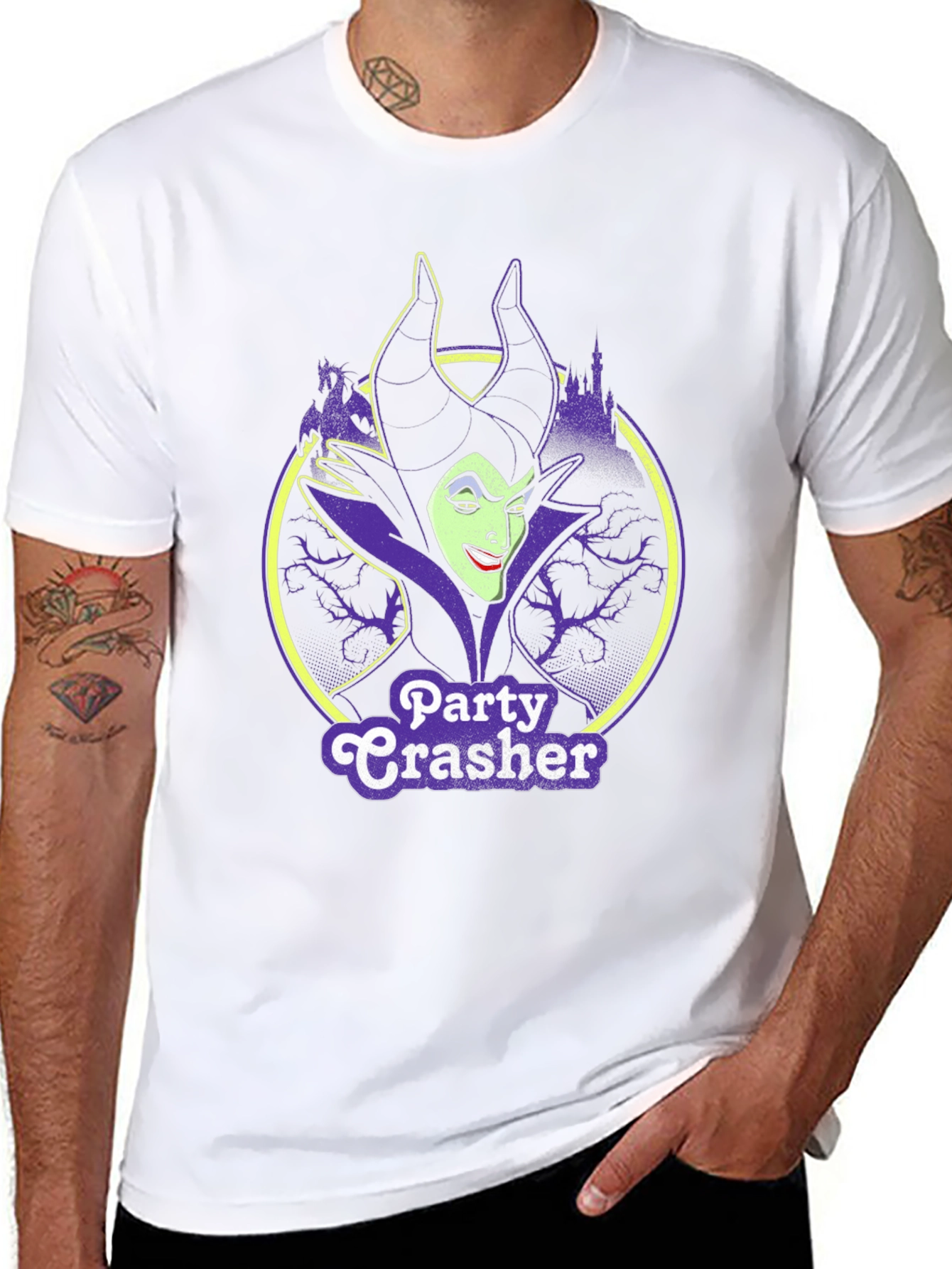 Maleficent Party Crasher Black T-Shirt