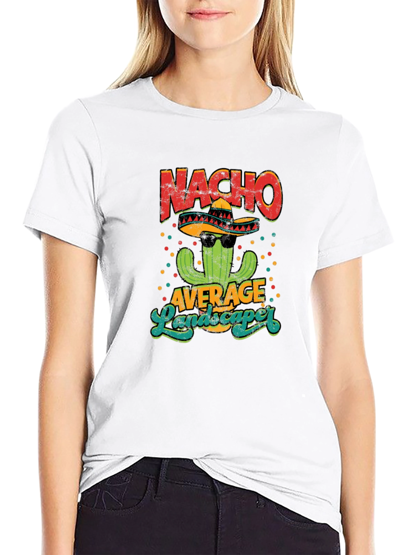 Nacho Average Landscaper Graphic T-Shirt