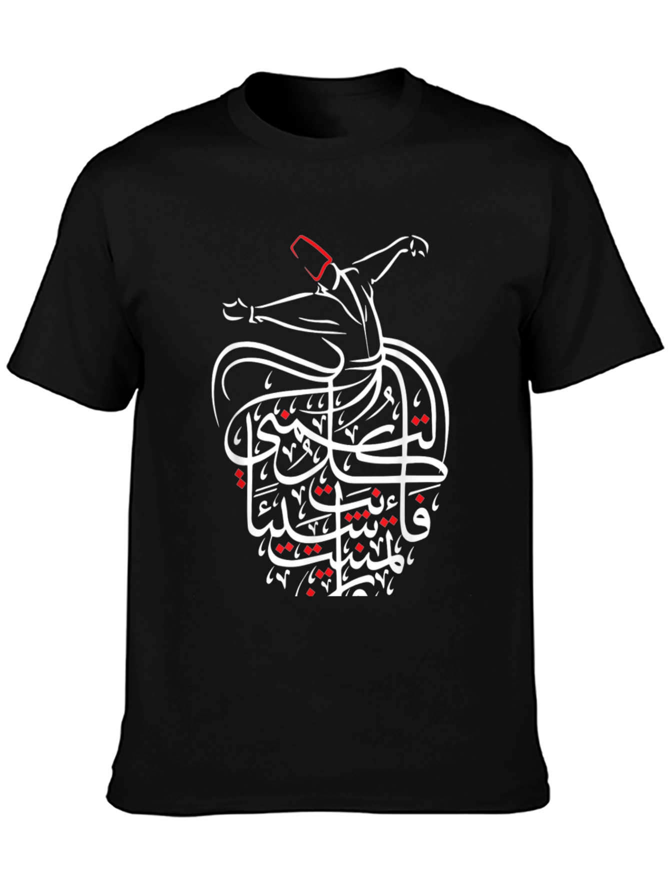 Mystic Whirling Dervish Graphic Tee - Black