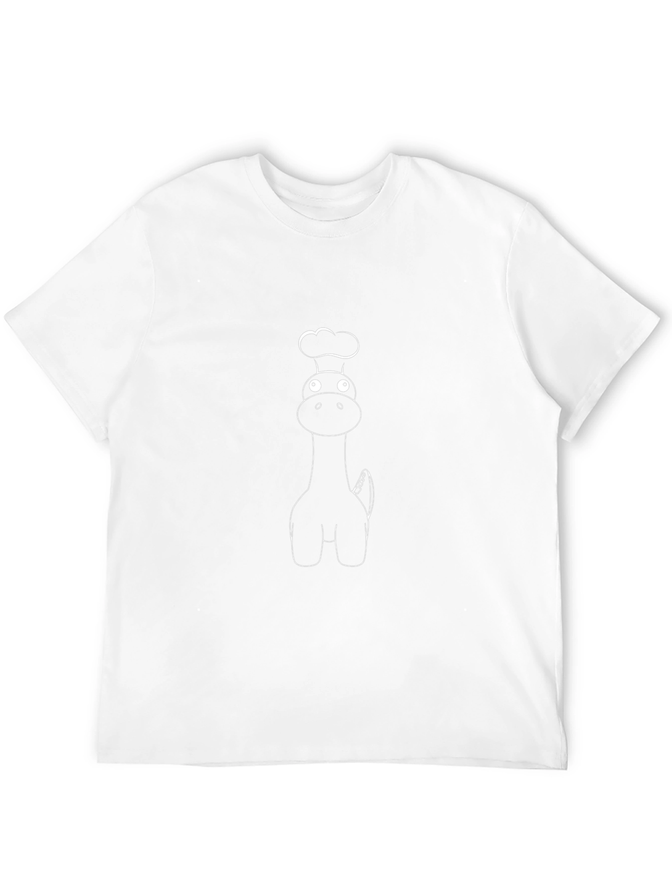 Dino Chef T-Shirt - Funny Cartoon Cook Dinosaur Tee