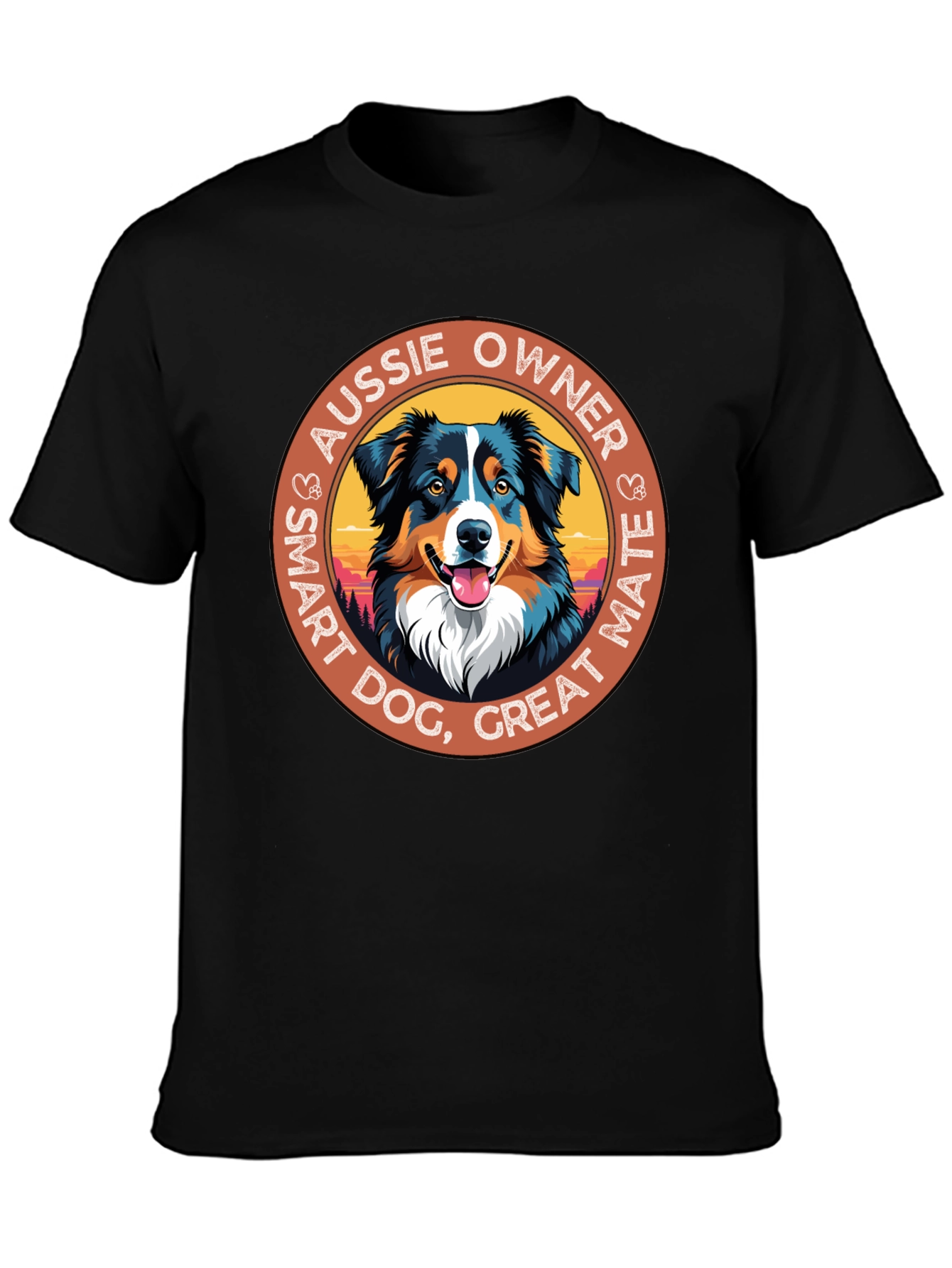 Aussie Owner Smart Dog Graphic Tee