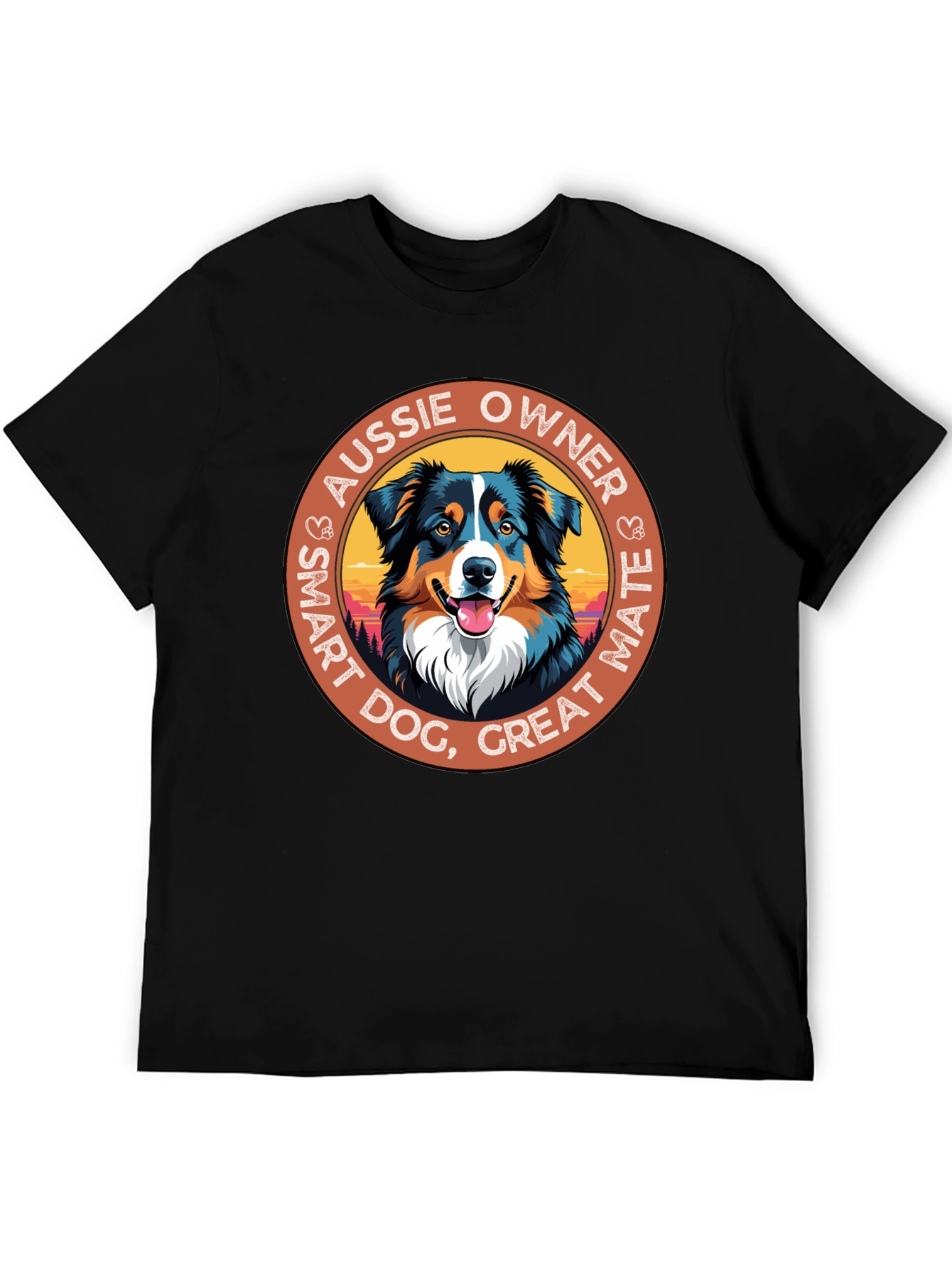 Aussie Owner Smart Dog Graphic Tee