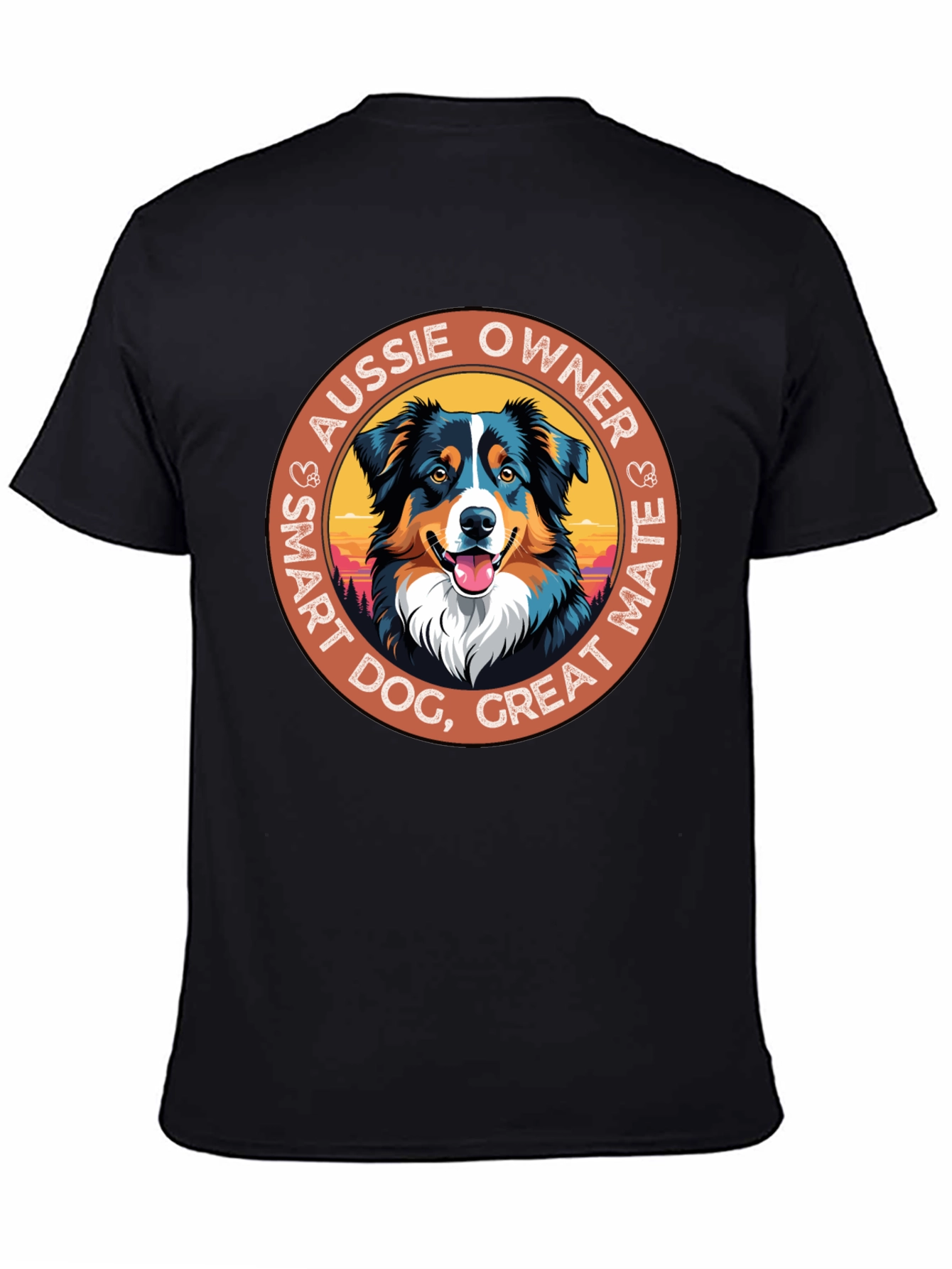 Aussie Owner Smart Dog Graphic Tee
