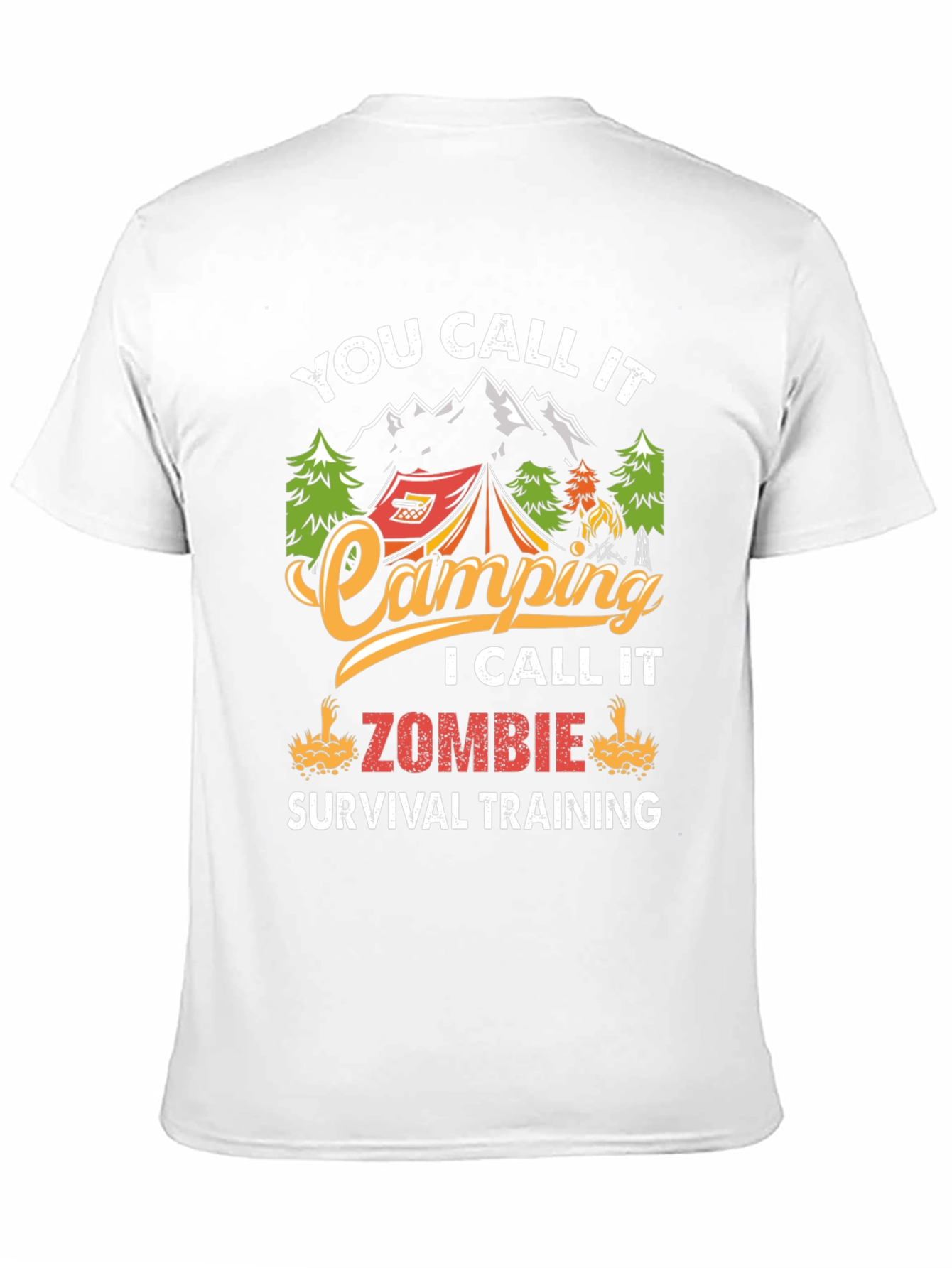 Camping Zombie Survival T-Shirt