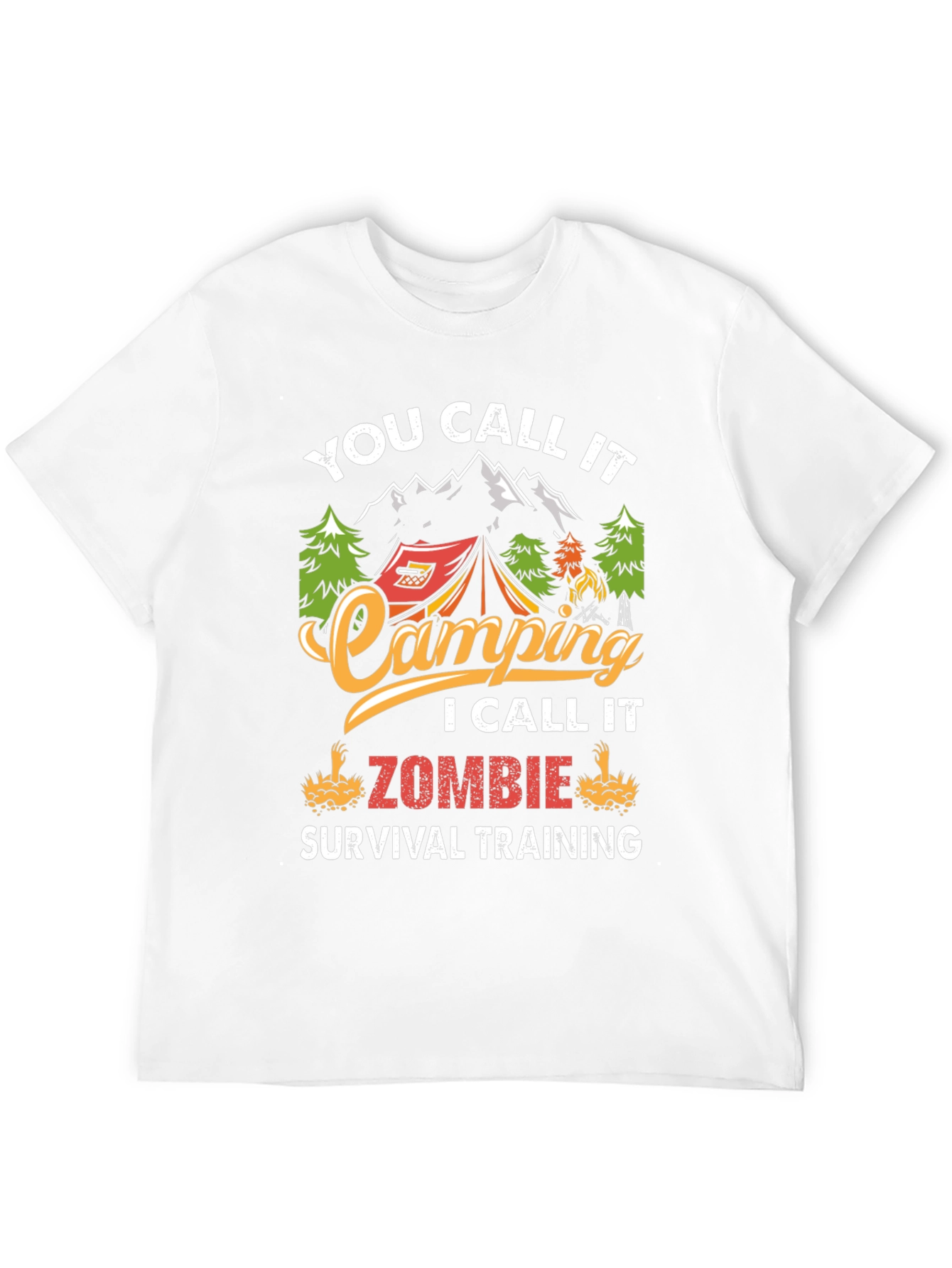 Camping Zombie Survival T-Shirt