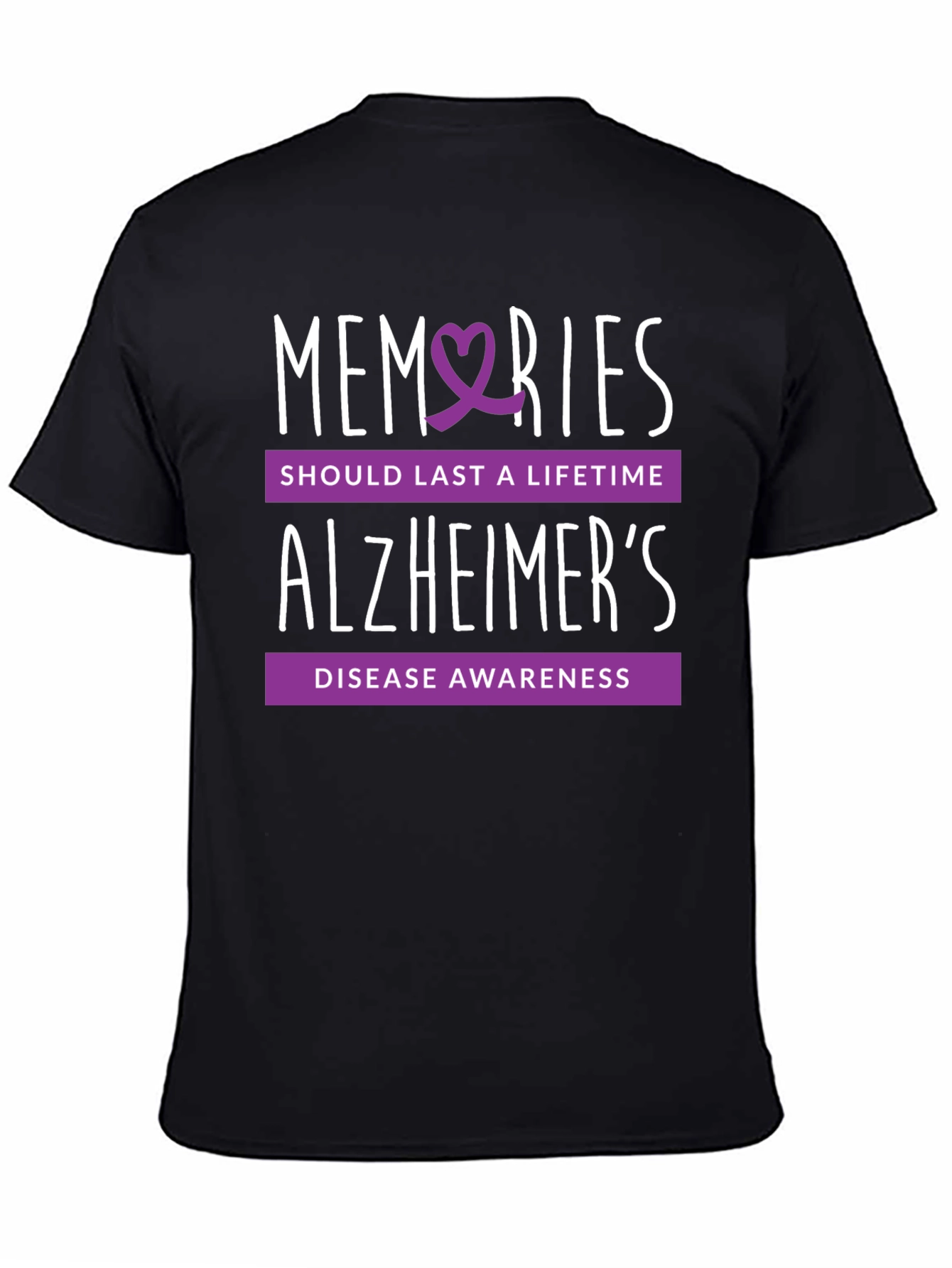 Alzheimers Awareness T-Shirt - Memories Should Last