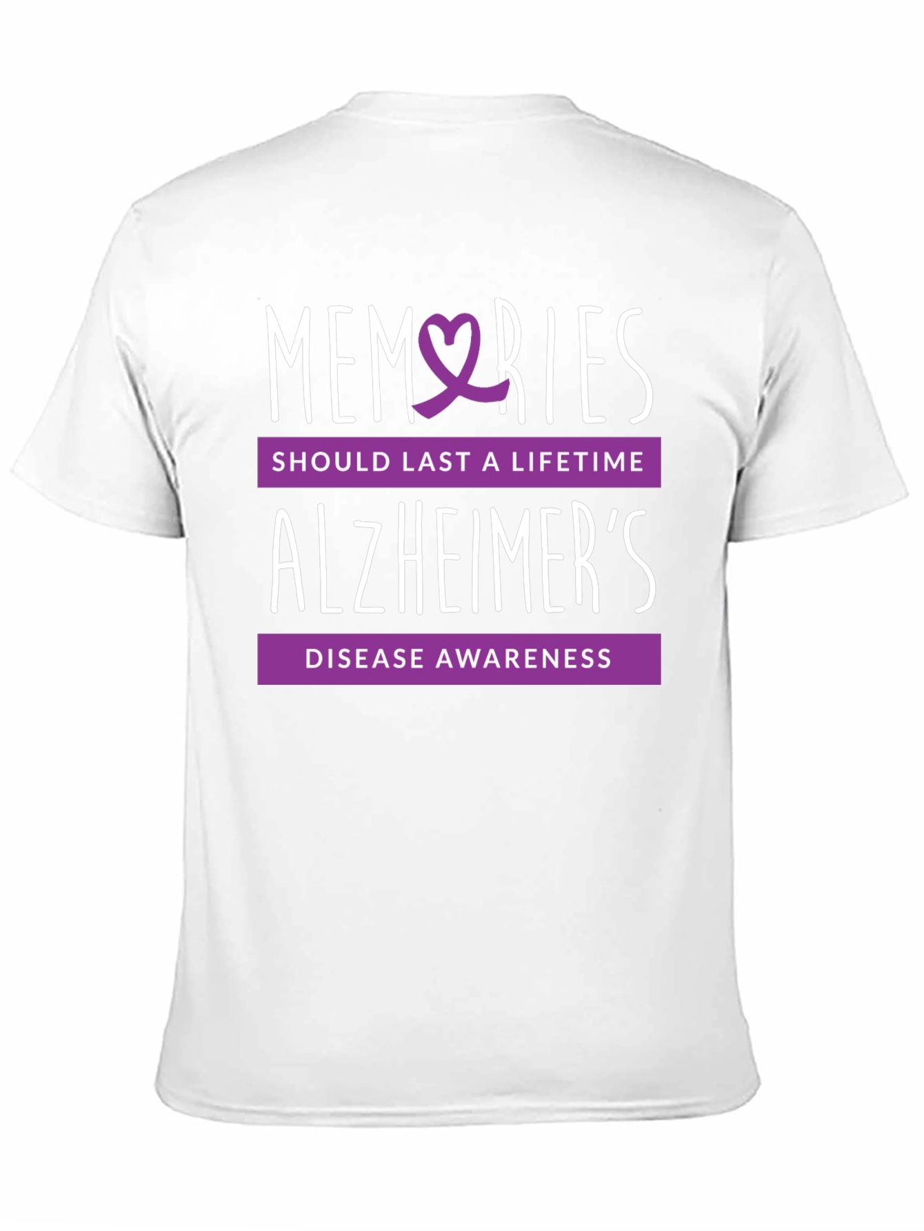 Alzheimers Awareness T-Shirt - Memories Should Last