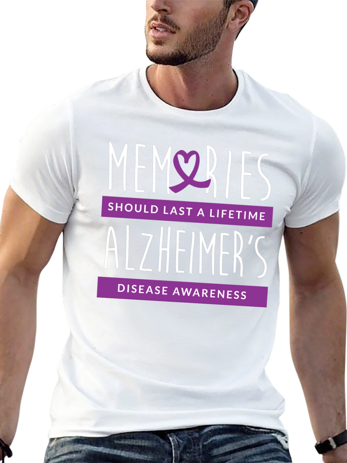 Alzheimers Awareness T-Shirt - Memories Should Last