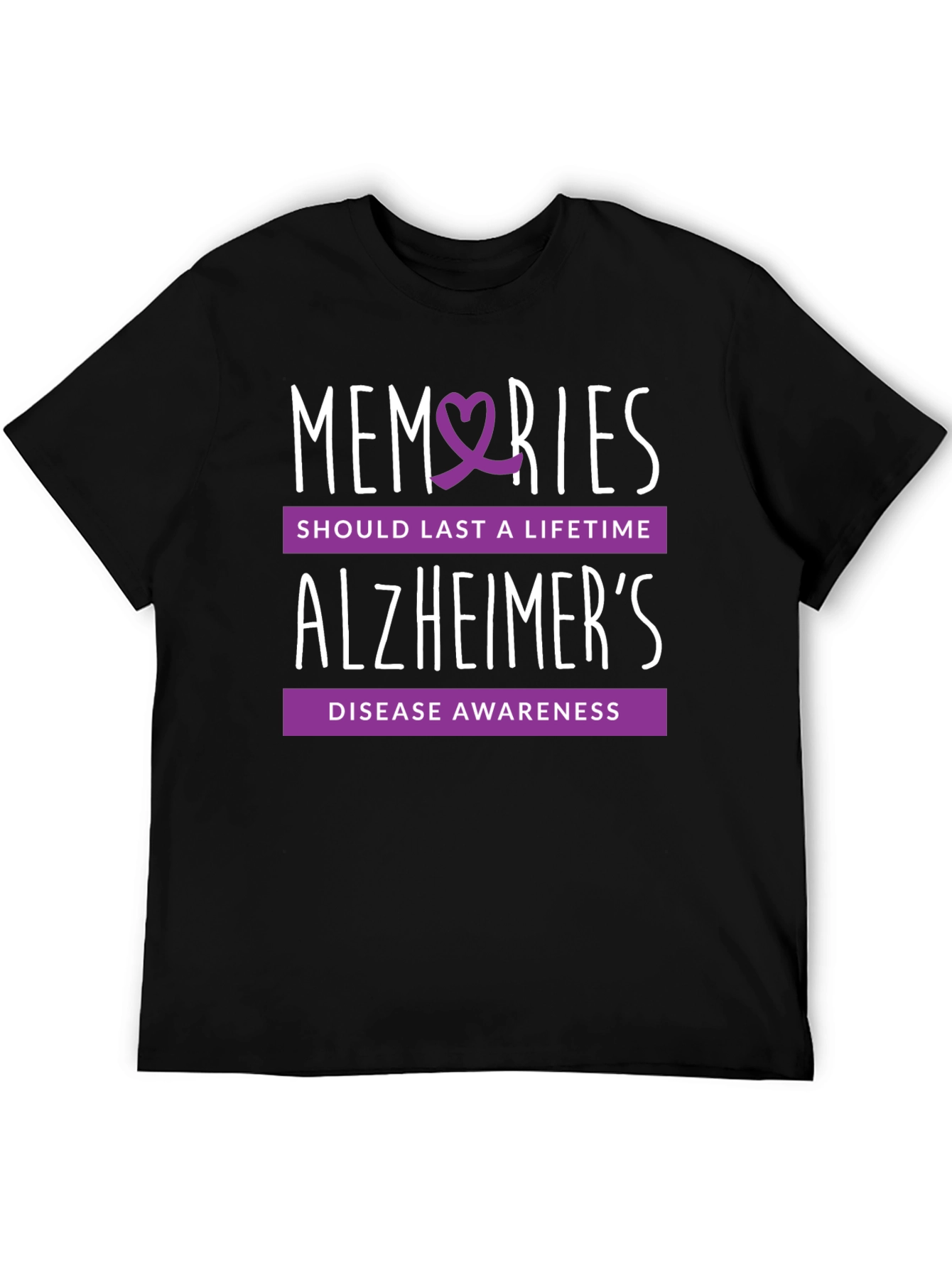 Alzheimers Awareness T-Shirt - Memories Should Last