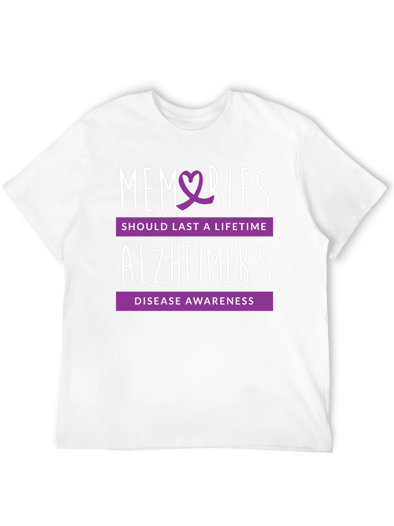 Alzheimers Awareness T-Shirt - Memories Should Last