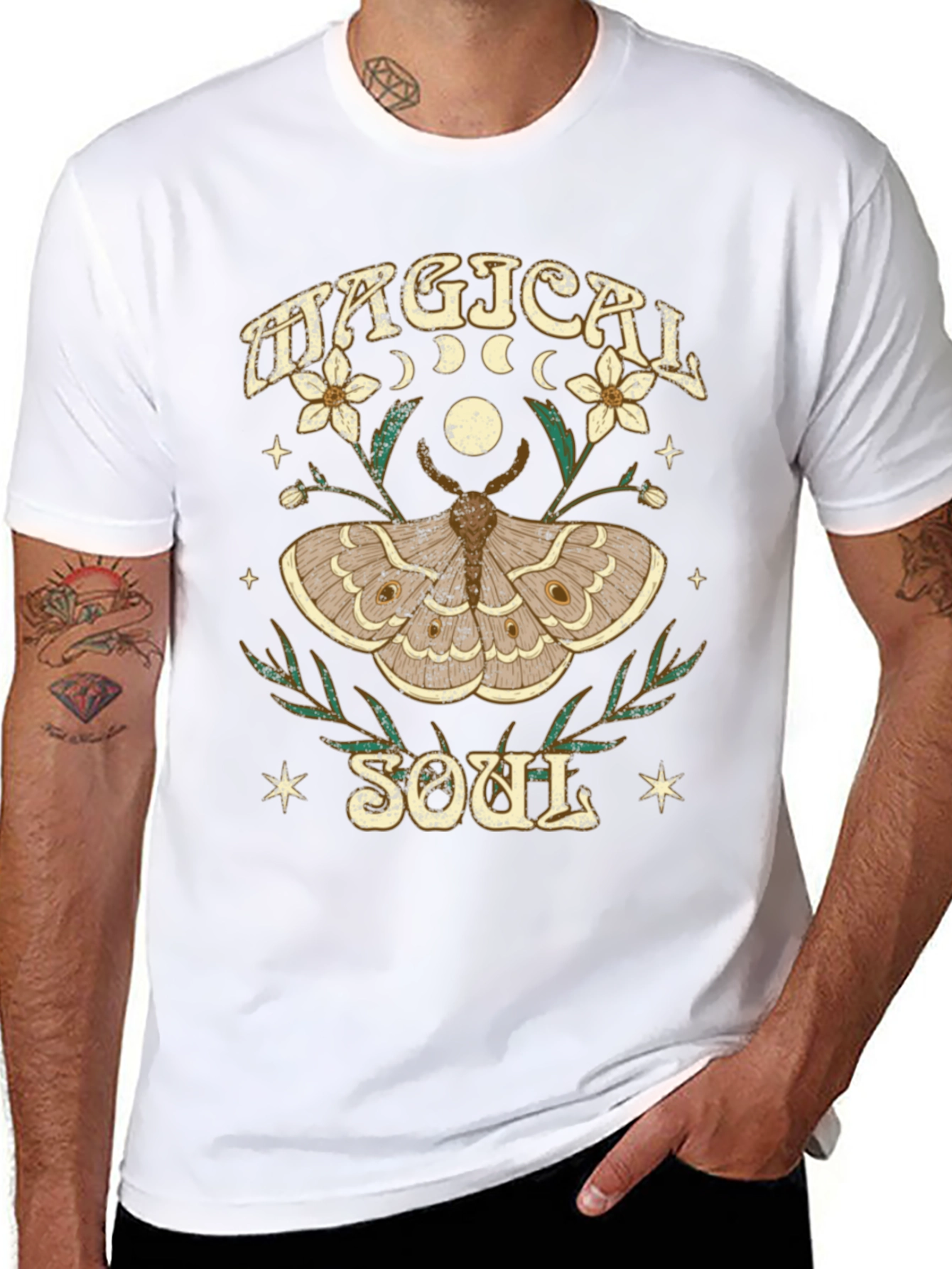 Magical Soul Moth Graphic Tee