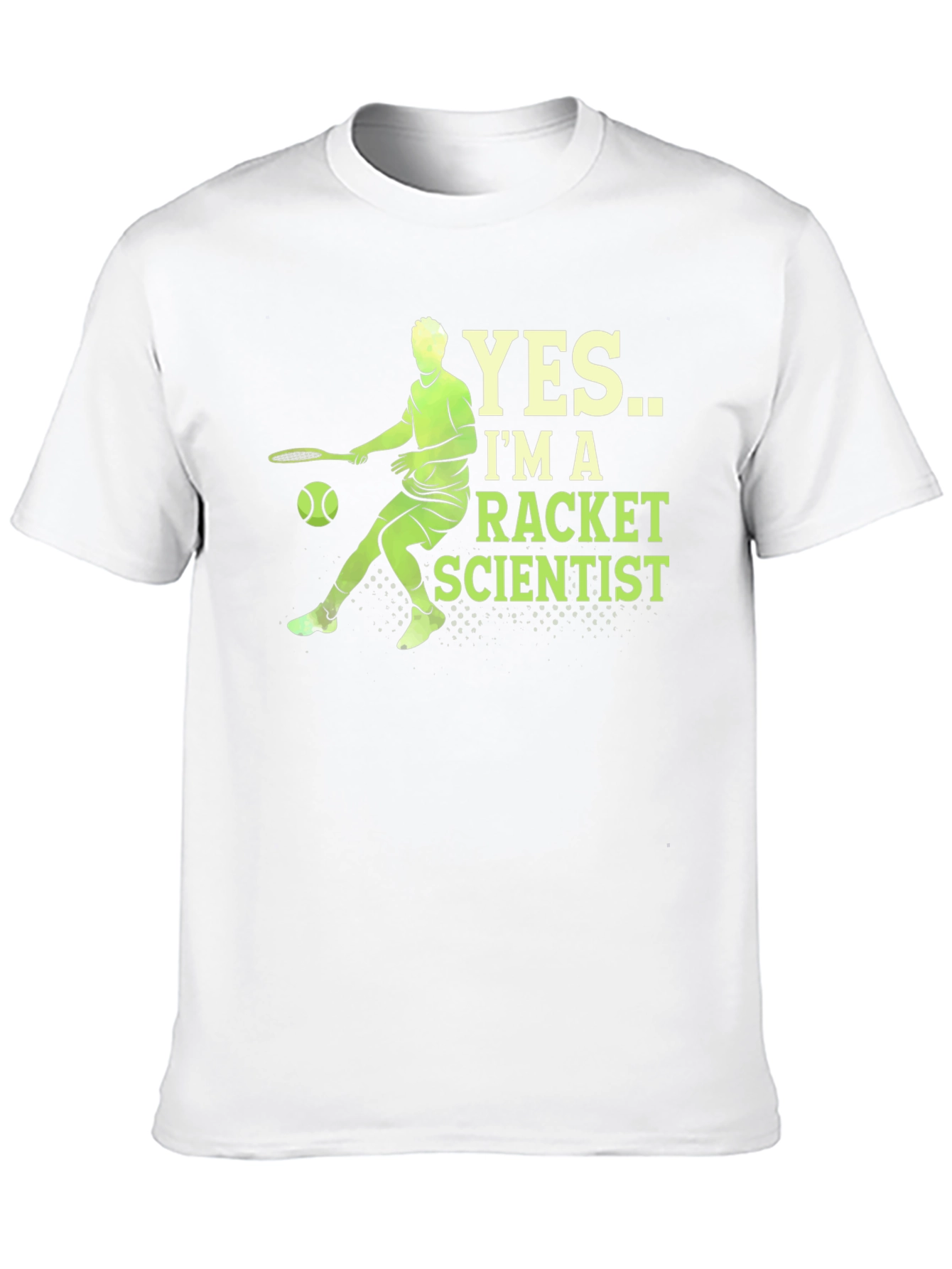 Racket Scientist Graphic T-Shirt - Black