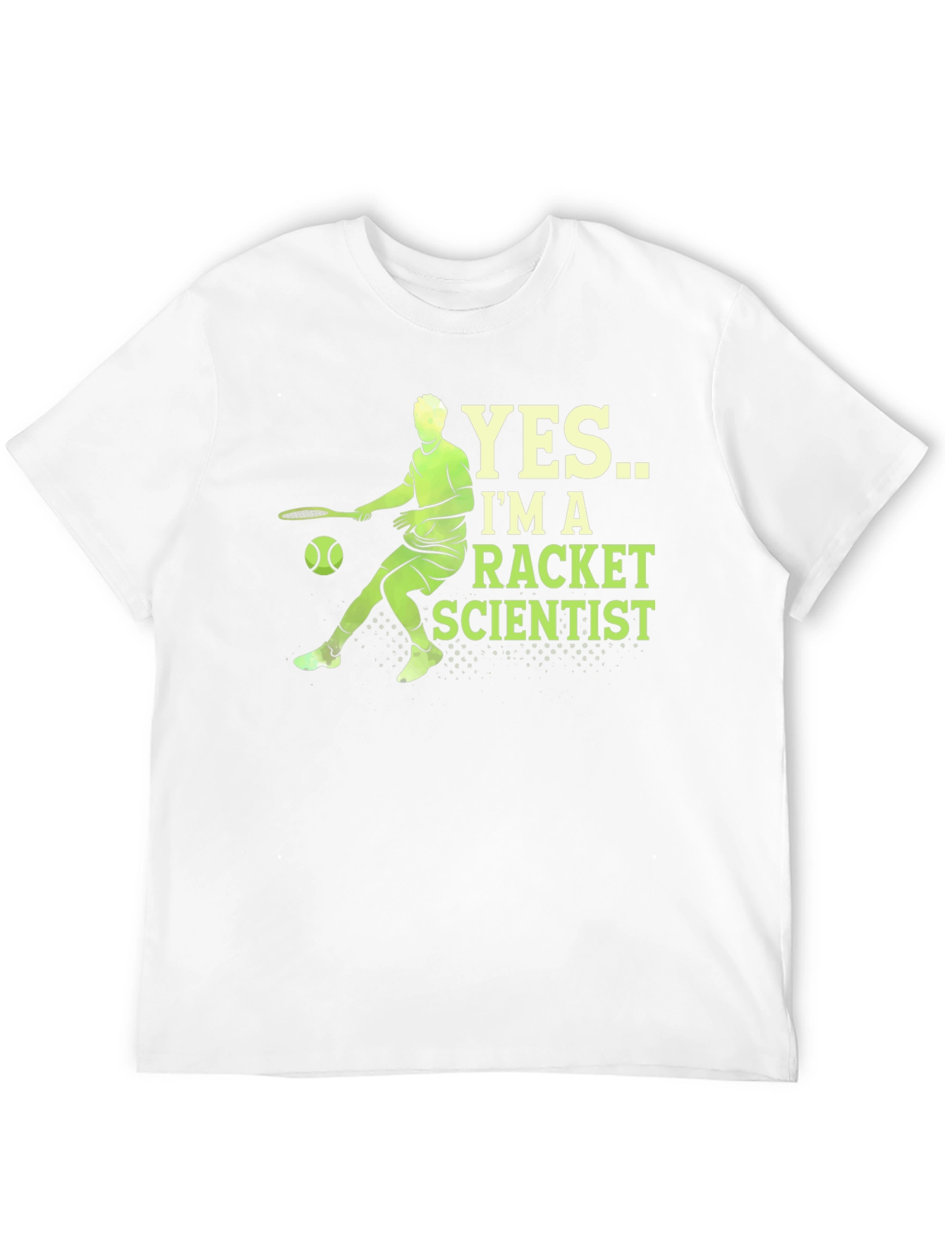 Racket Scientist Graphic T-Shirt - Black