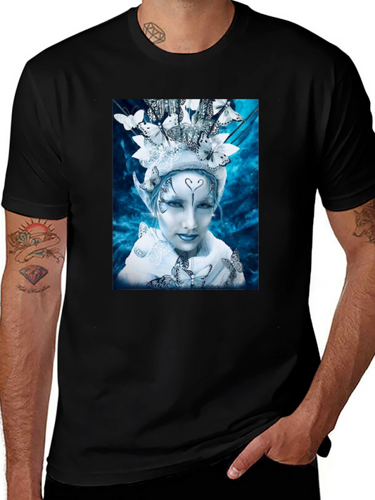 Butterfly Fairy Graphic Tee - Unique Fantasy Design