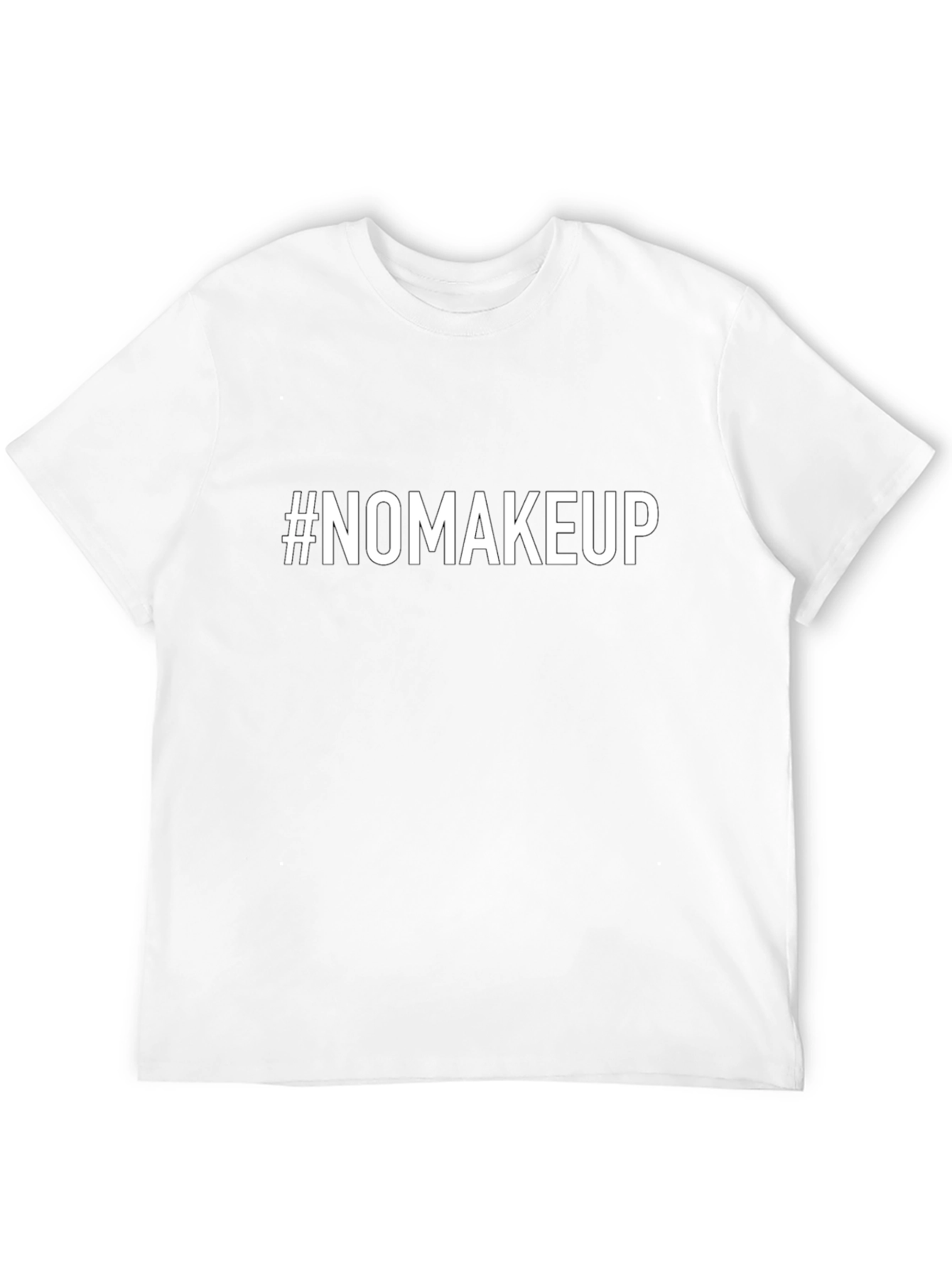 #NOMAKEUP Graphic Tee - Trendy Casual Style