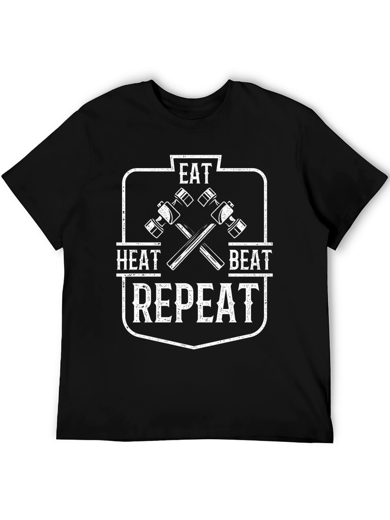 Eat Heat Beat Repeat Blacksmith T-Shirt