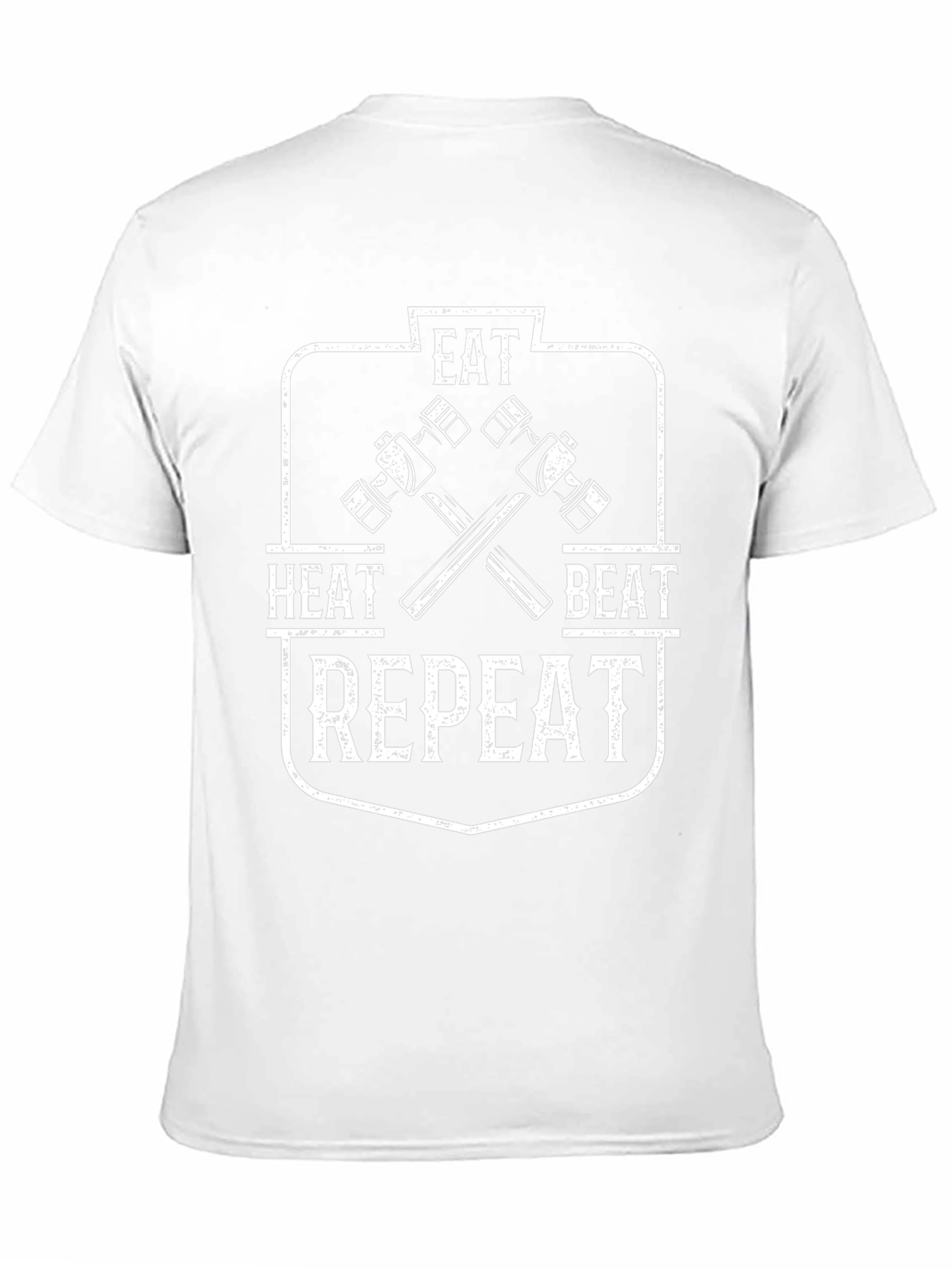 Eat Heat Beat Repeat Blacksmith T-Shirt