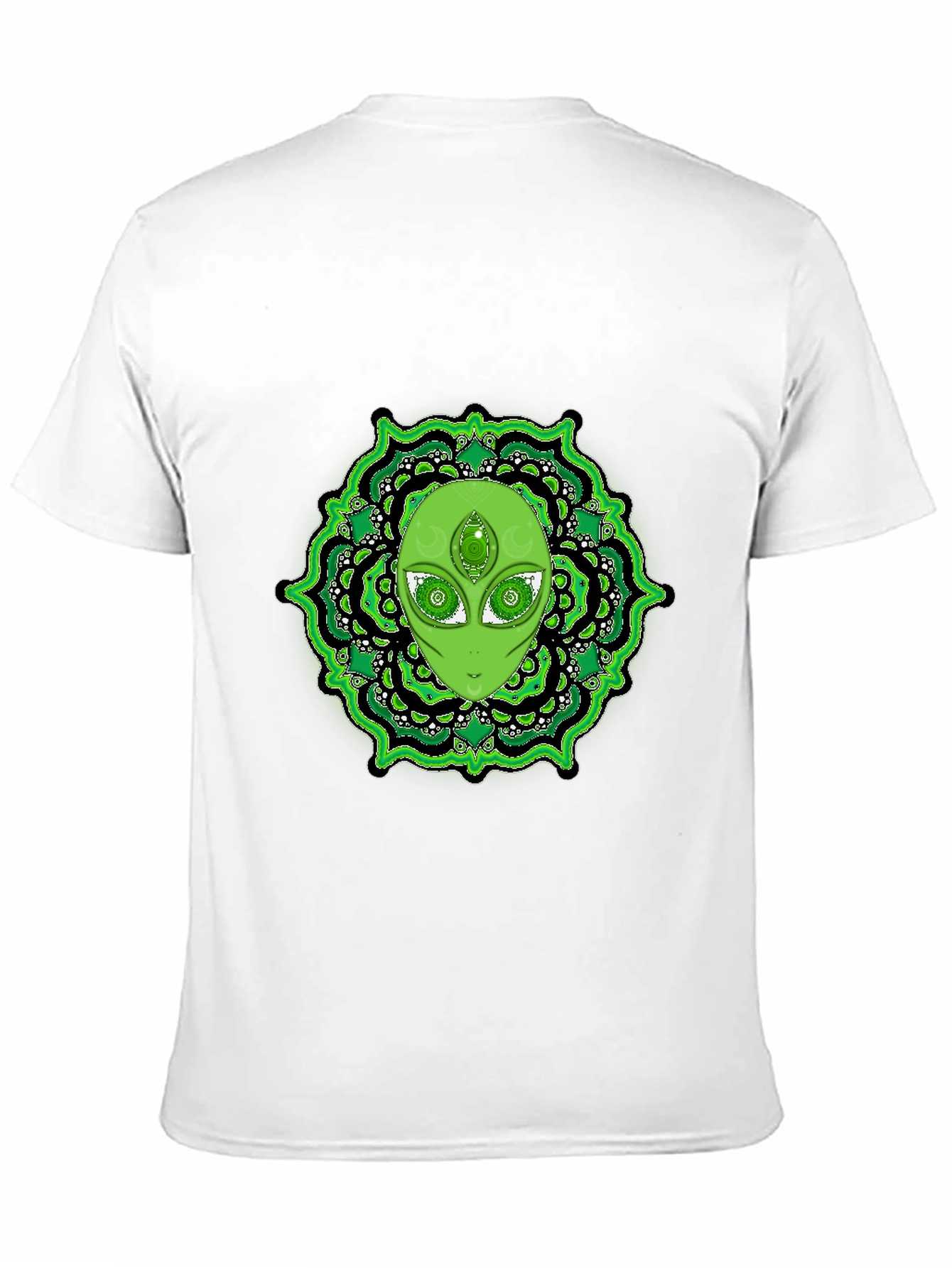 Third Eye Alien Mandala Graphic Tee