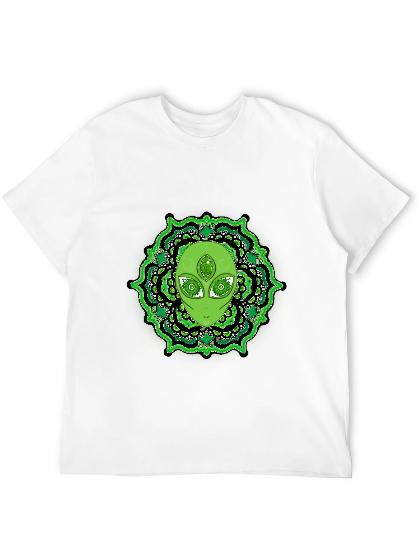 Third Eye Alien Mandala Graphic Tee