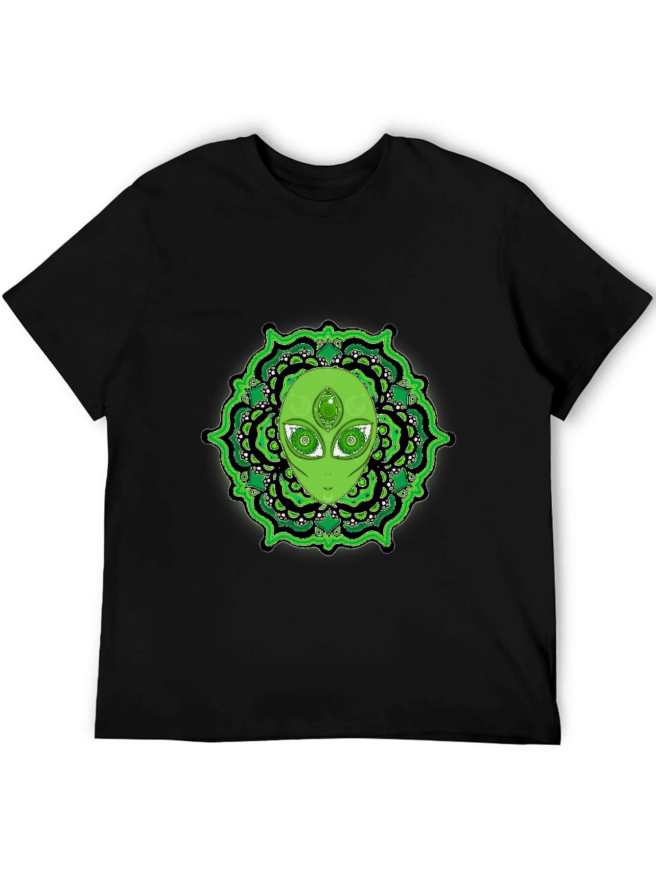Third Eye Alien Mandala Graphic Tee