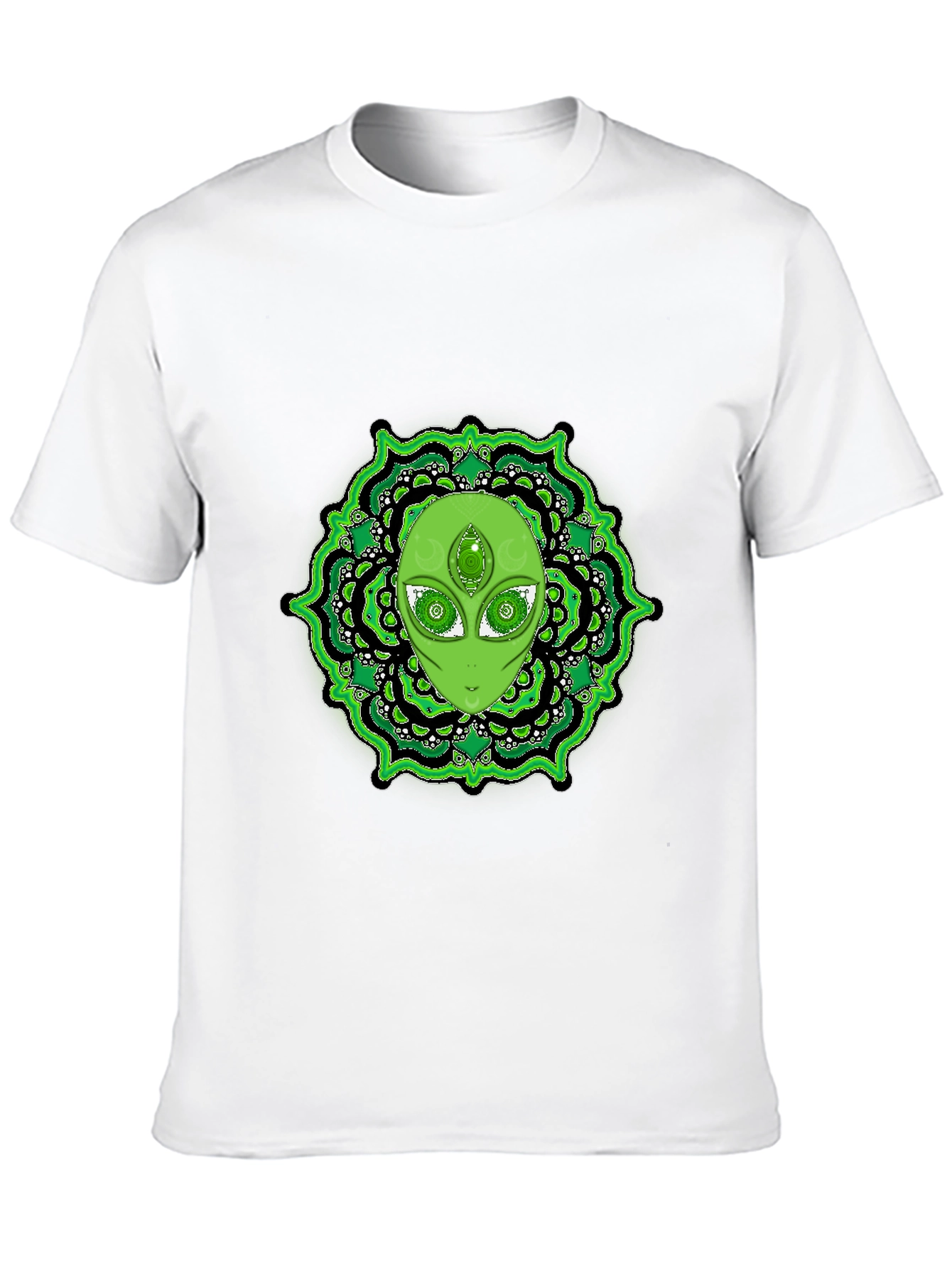 Third Eye Alien Mandala Graphic Tee