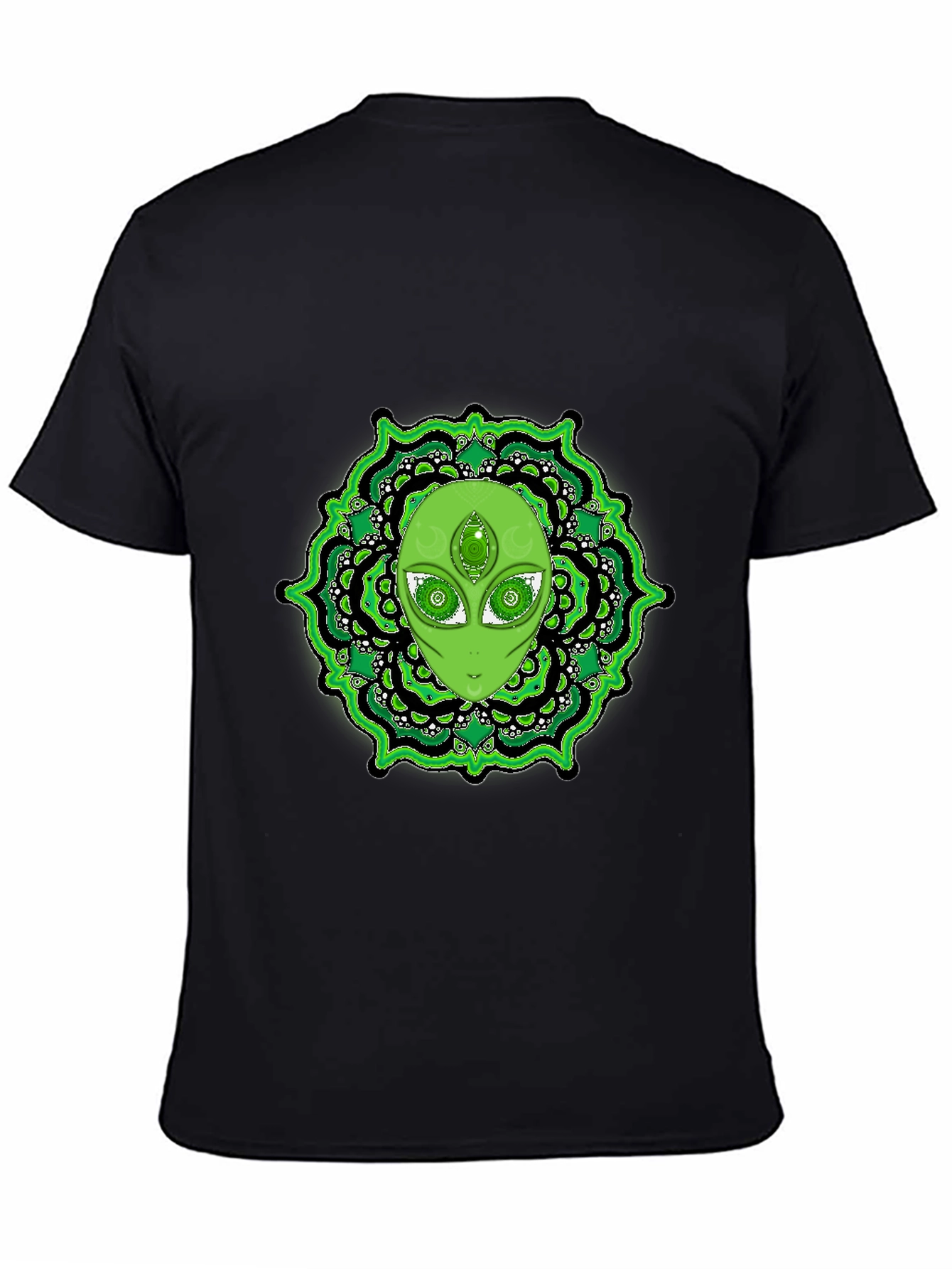 Third Eye Alien Mandala Graphic Tee