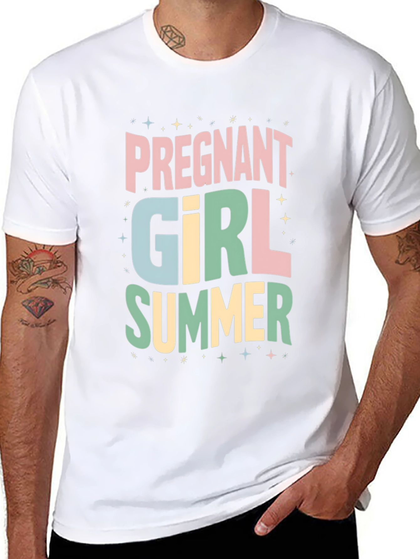 Pregnant Girl Summer T-Shirt