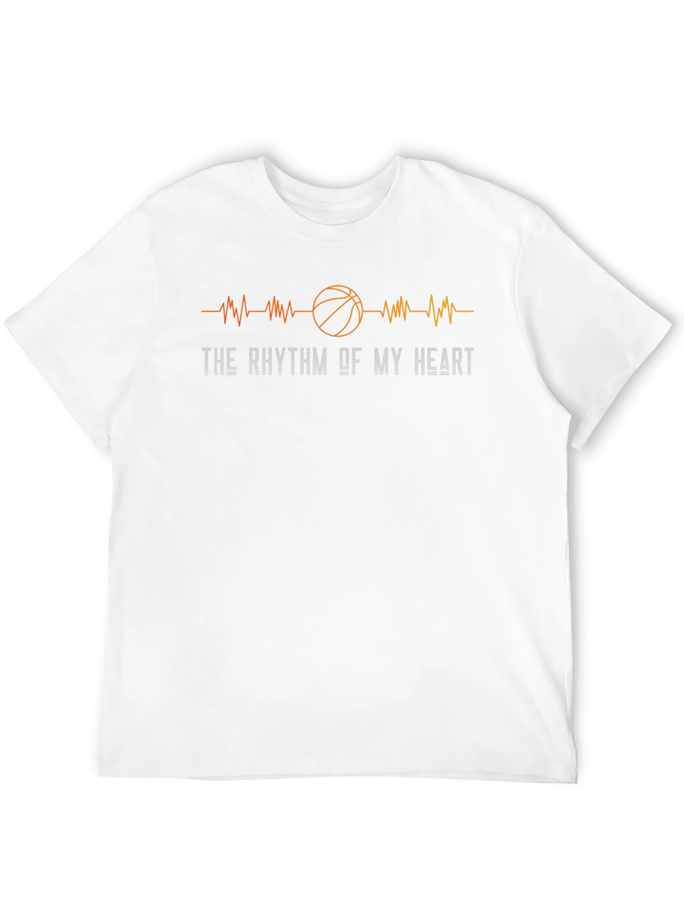 Basketball Heartbeat Graphic Tee