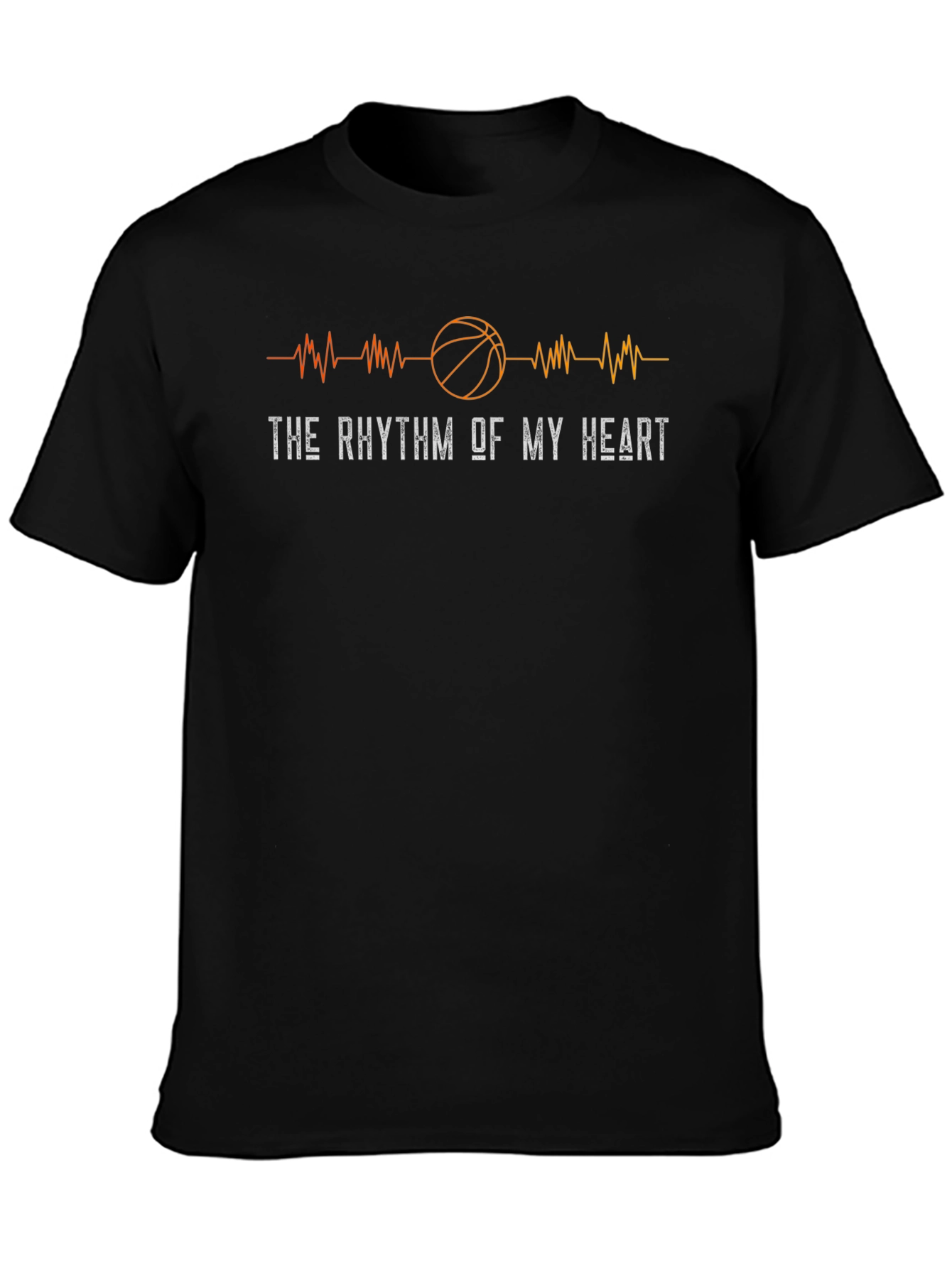 Basketball Heartbeat Graphic Tee