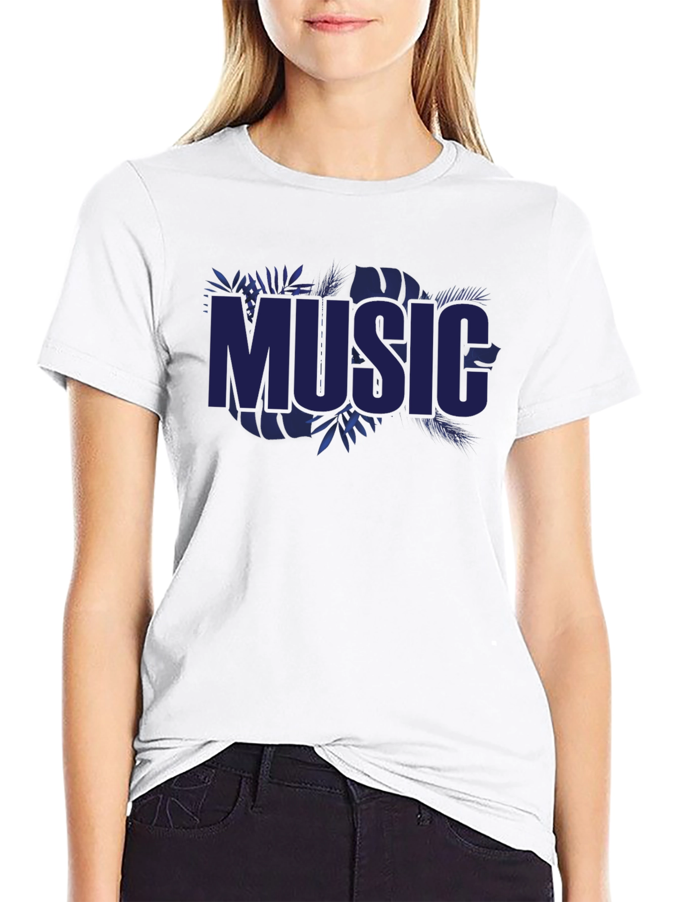 Tropical Music Graphic T-Shirt - Stylish & Comfortable