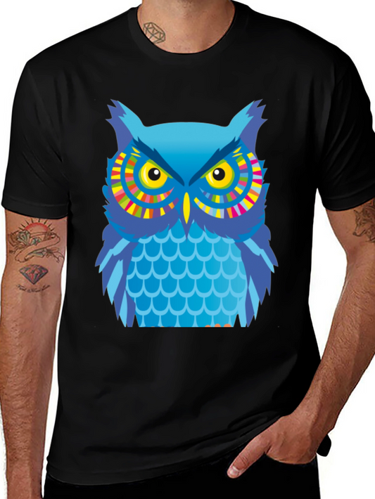 Owl Graphic T-Shirt - Cool Bird Design