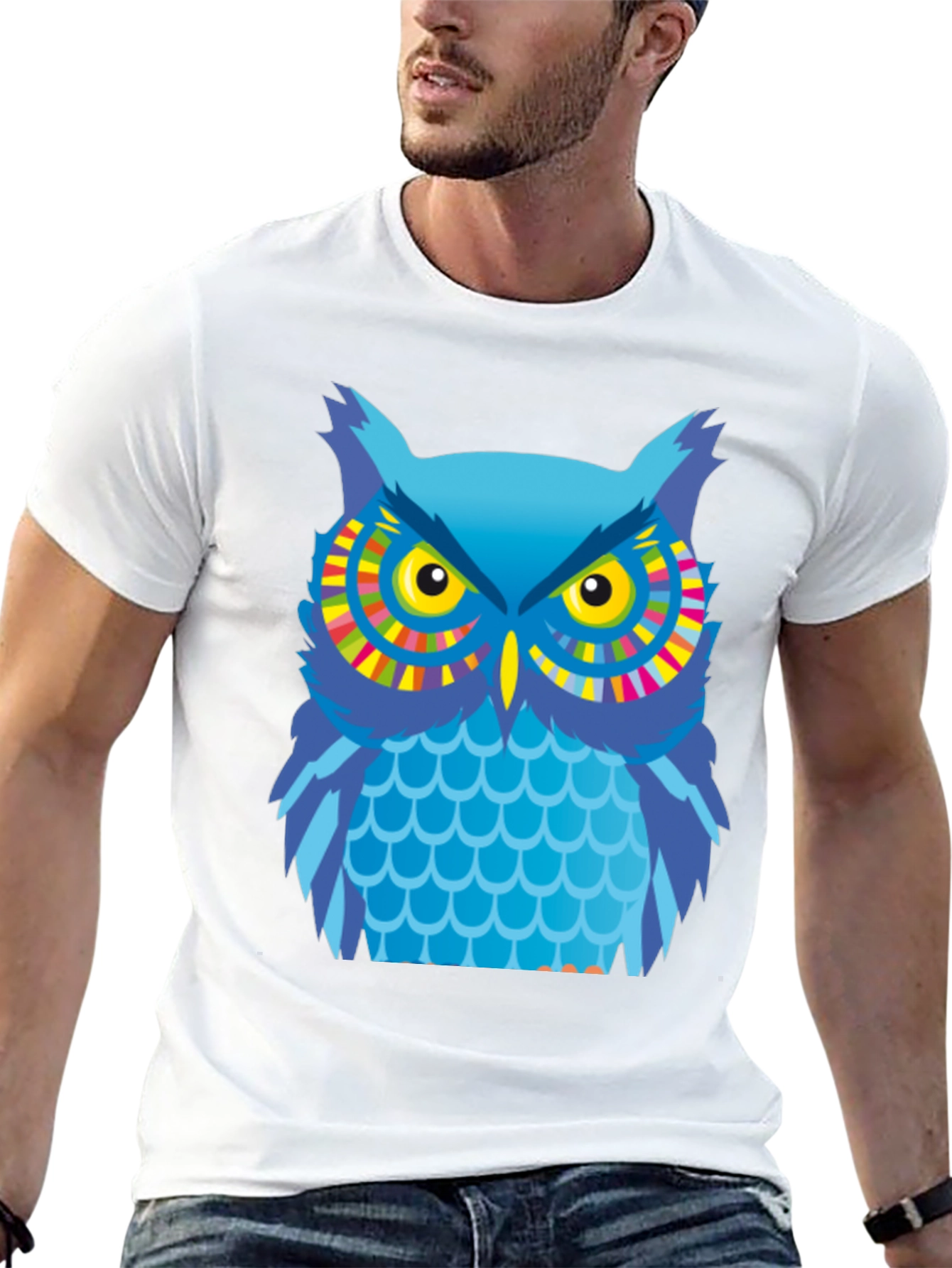 Owl Graphic T-Shirt - Cool Bird Design