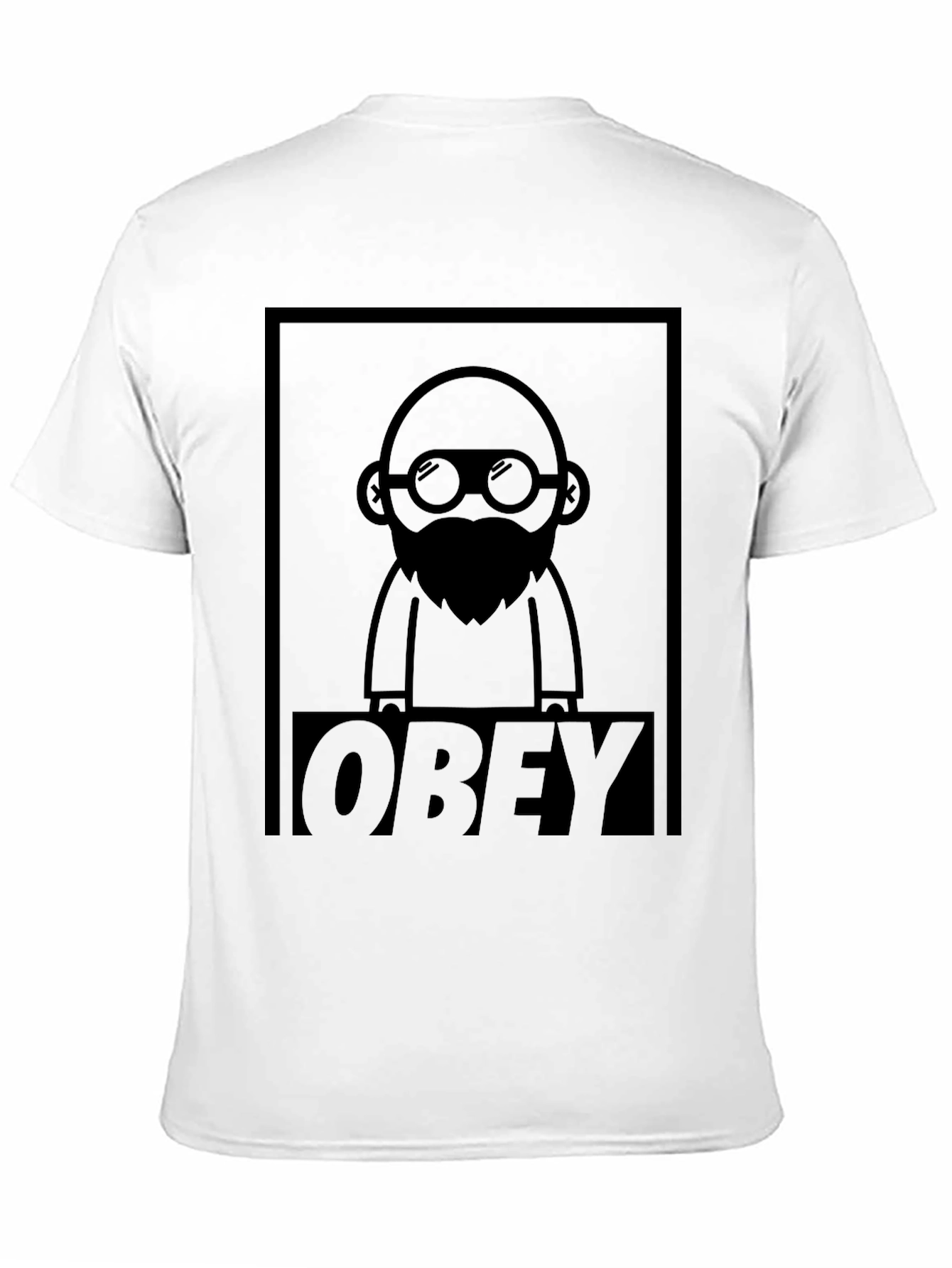 Obey Graphic T-Shirt - Mens Black Tee