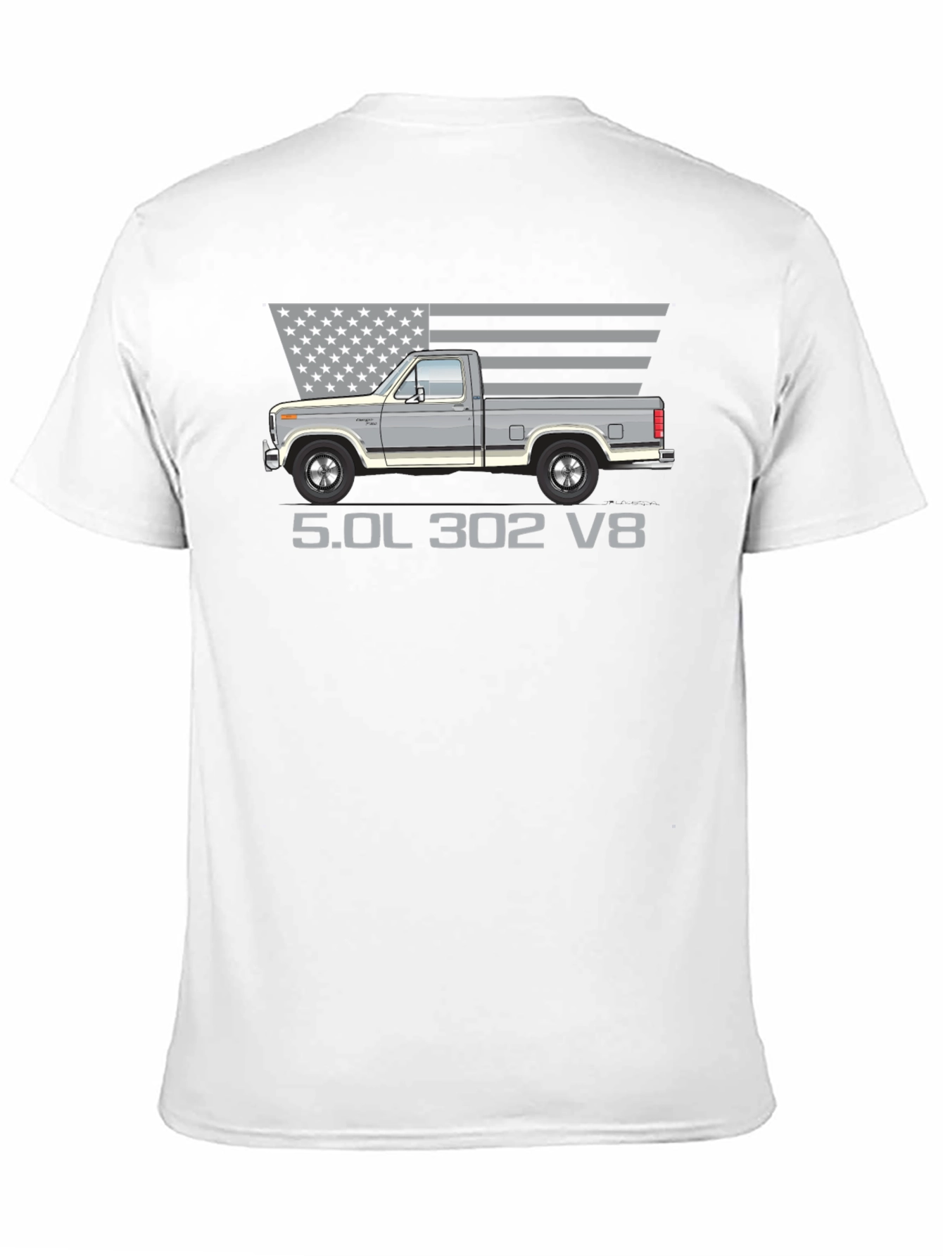 Classic Truck Graphic Tee - 5.0L 302 V8