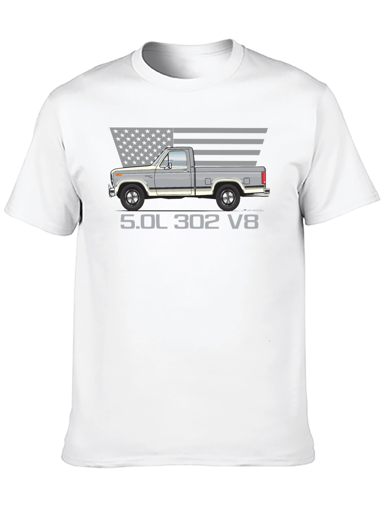 Classic Truck Graphic Tee - 5.0L 302 V8