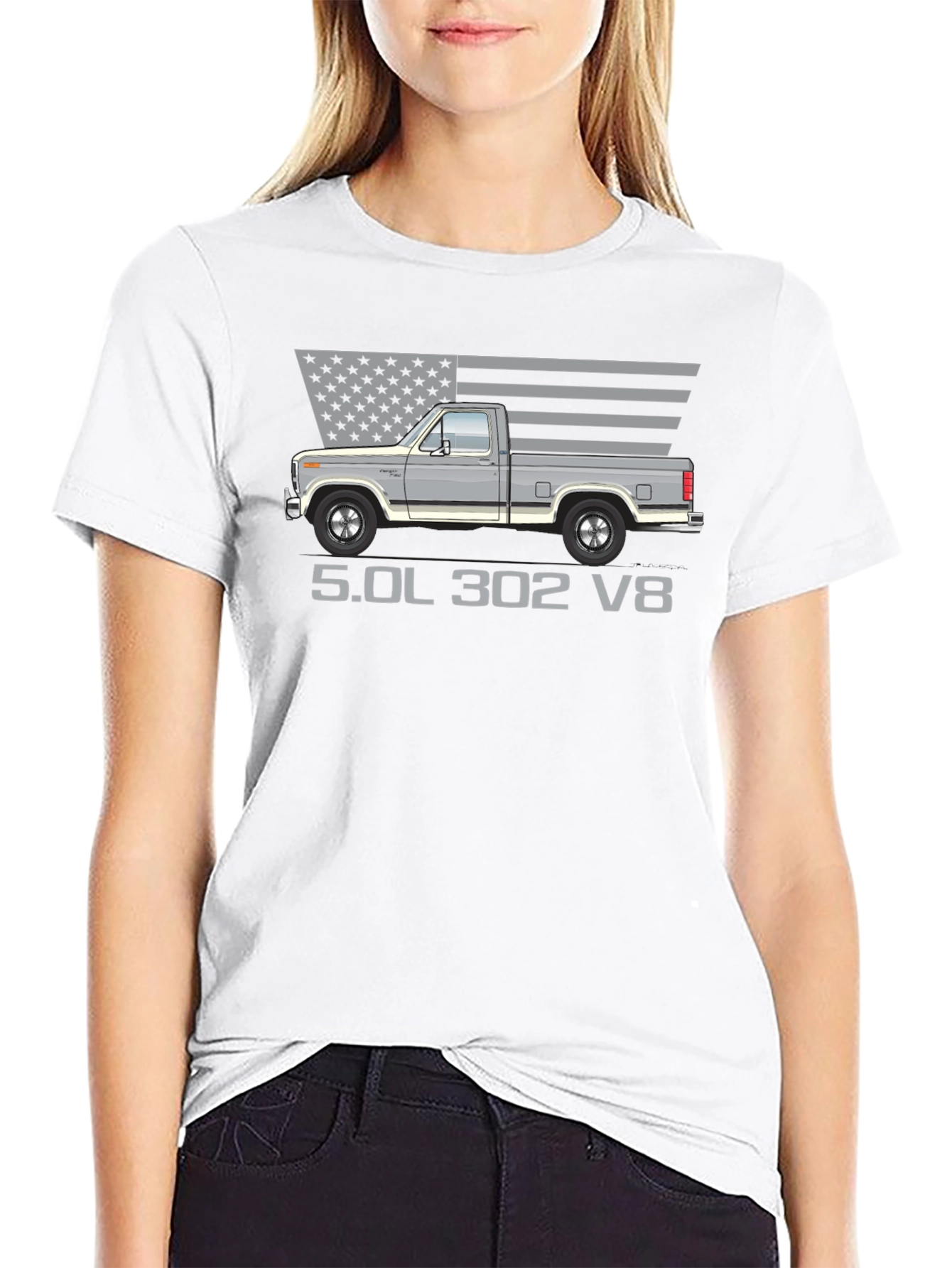 Classic Truck Graphic Tee - 5.0L 302 V8