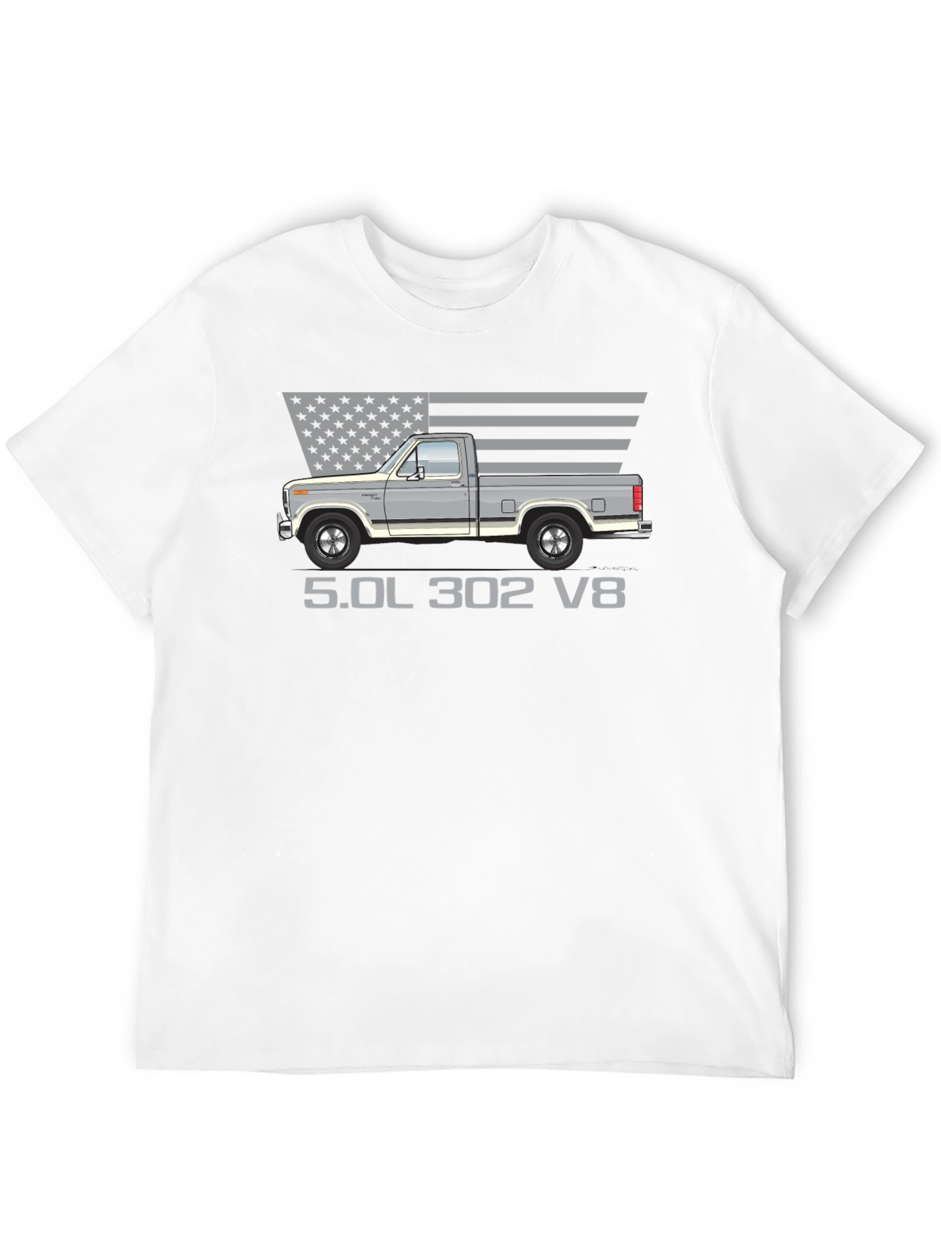 Classic Truck Graphic Tee - 5.0L 302 V8