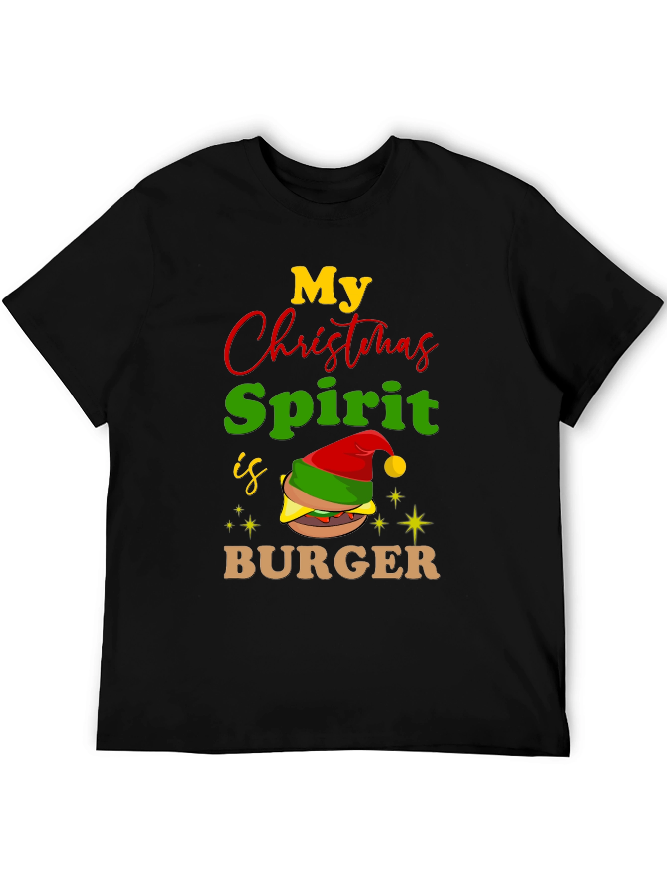 My Christmas Spirit Is Burger T-Shirt