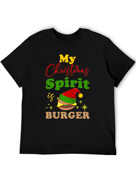My Christmas Spirit Is Burger T-Shirt