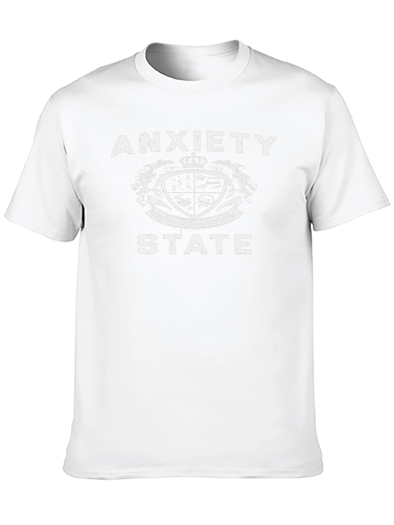 Anxiety State Black Graphic T-Shirt
