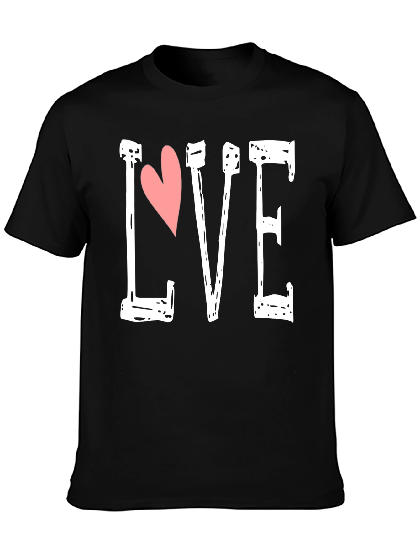 LOVE Heart Graphic Print T-Shirt