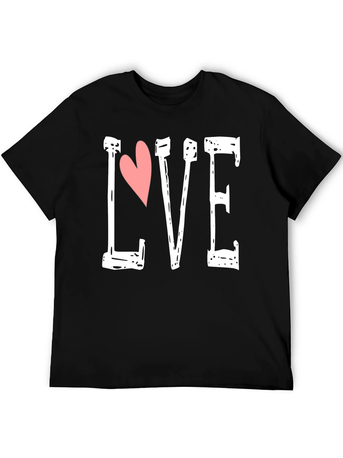LOVE Heart Graphic Print T-Shirt