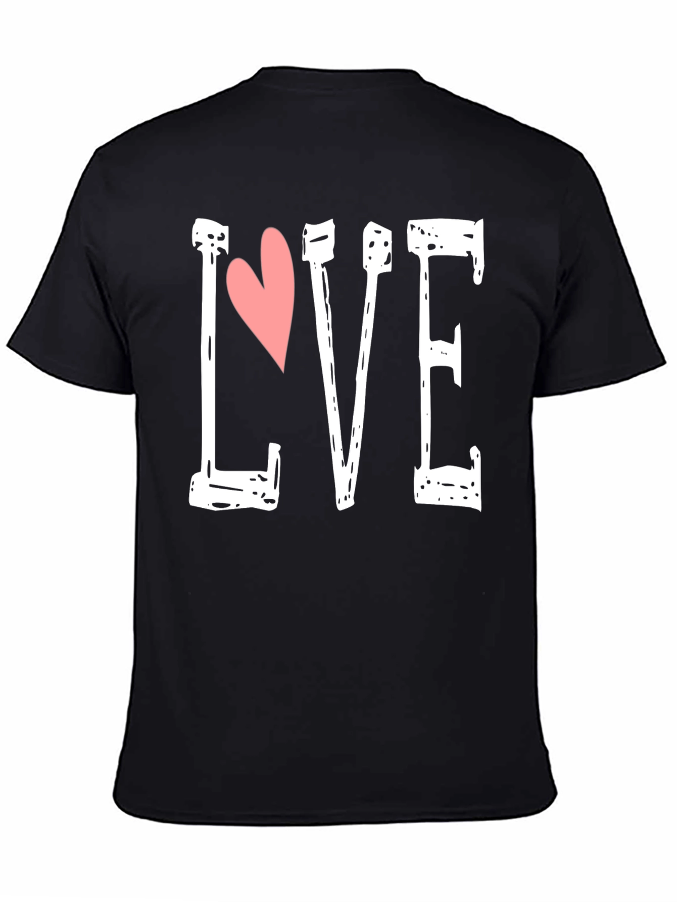 LOVE Heart Graphic Print T-Shirt