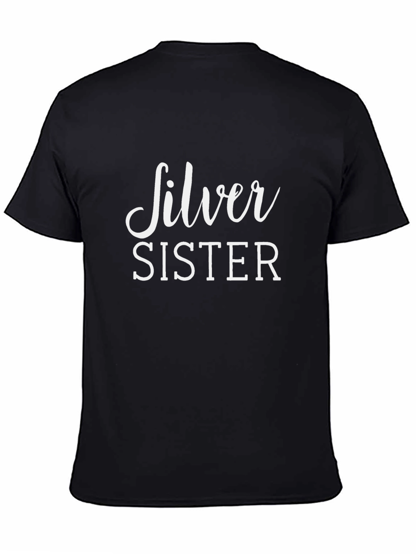 Silver Sister Graphic Tee - Black T-Shirt