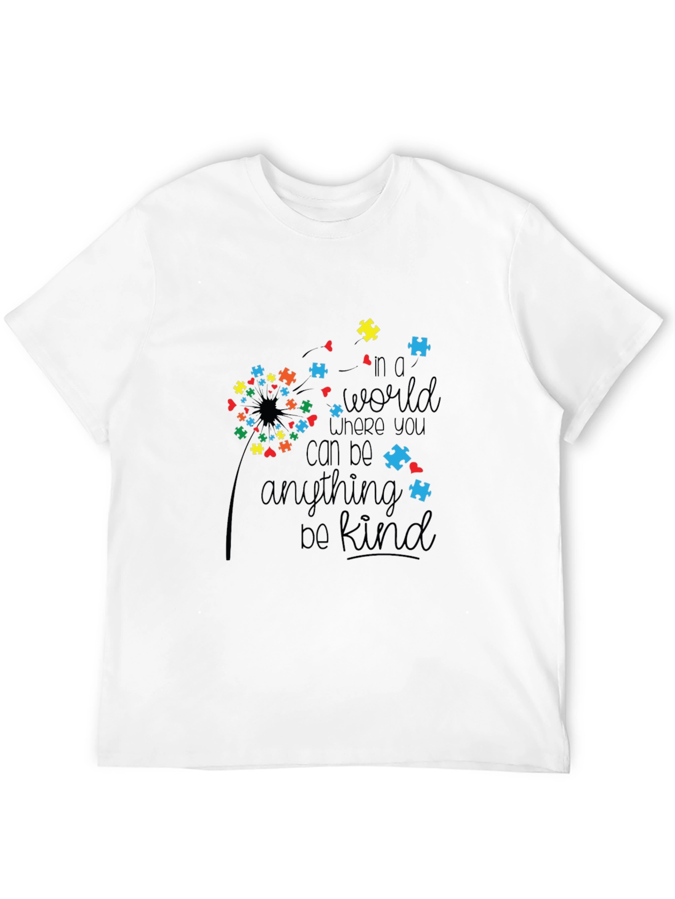Autism Awareness Graphic Tee - Be Kind
