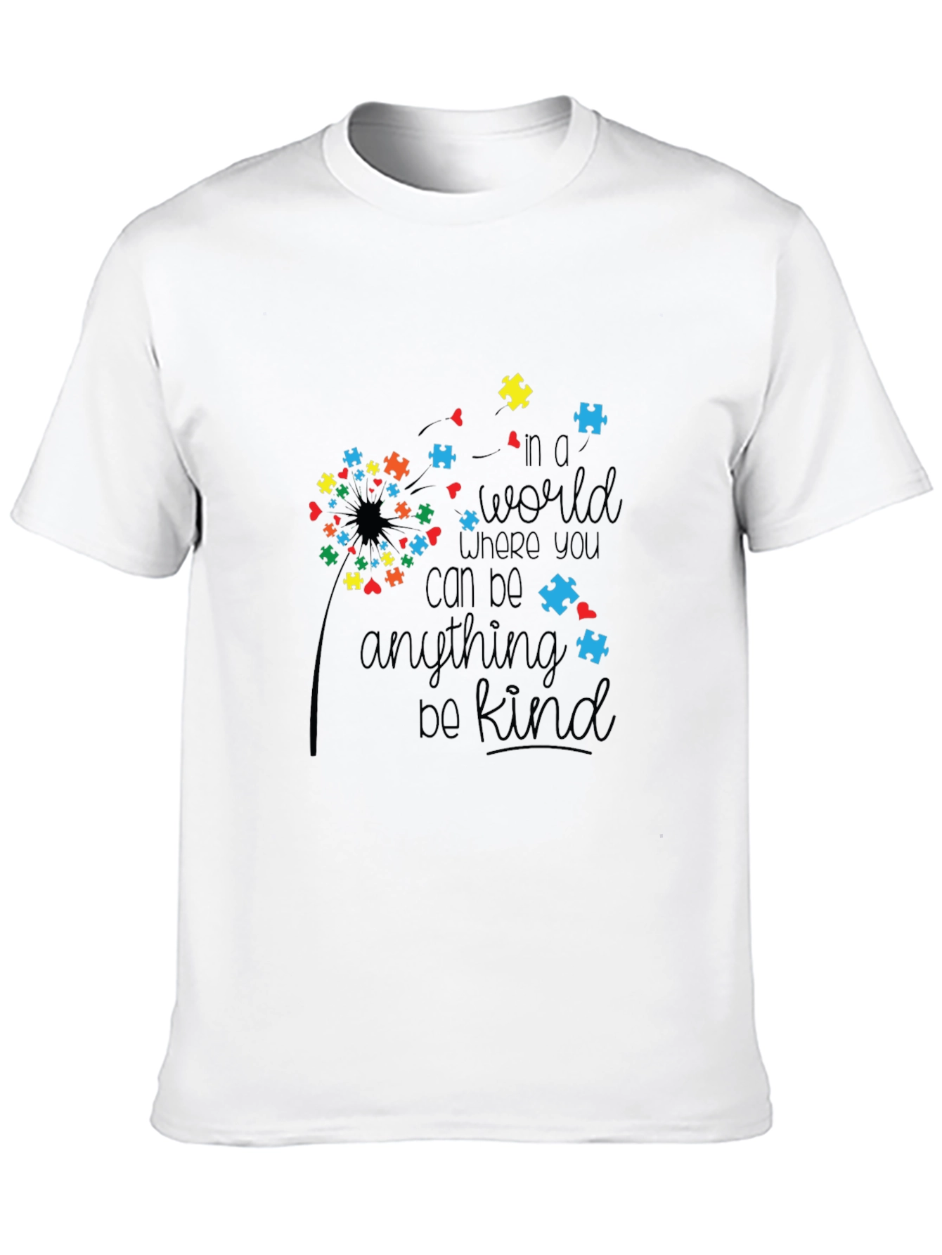 Autism Awareness Graphic Tee - Be Kind