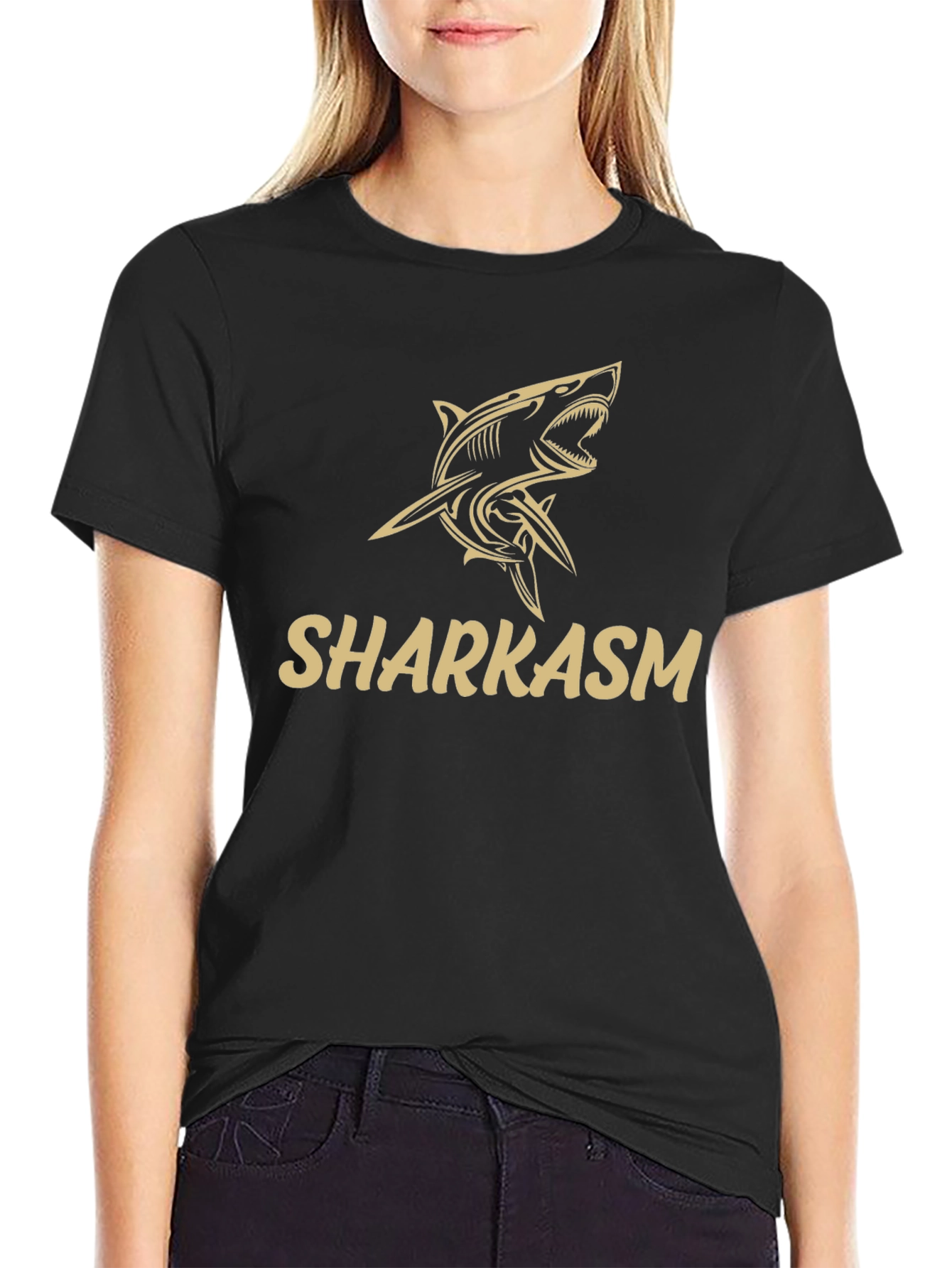 Sharkasm Graphic T-Shirt - Mens Humor Tee