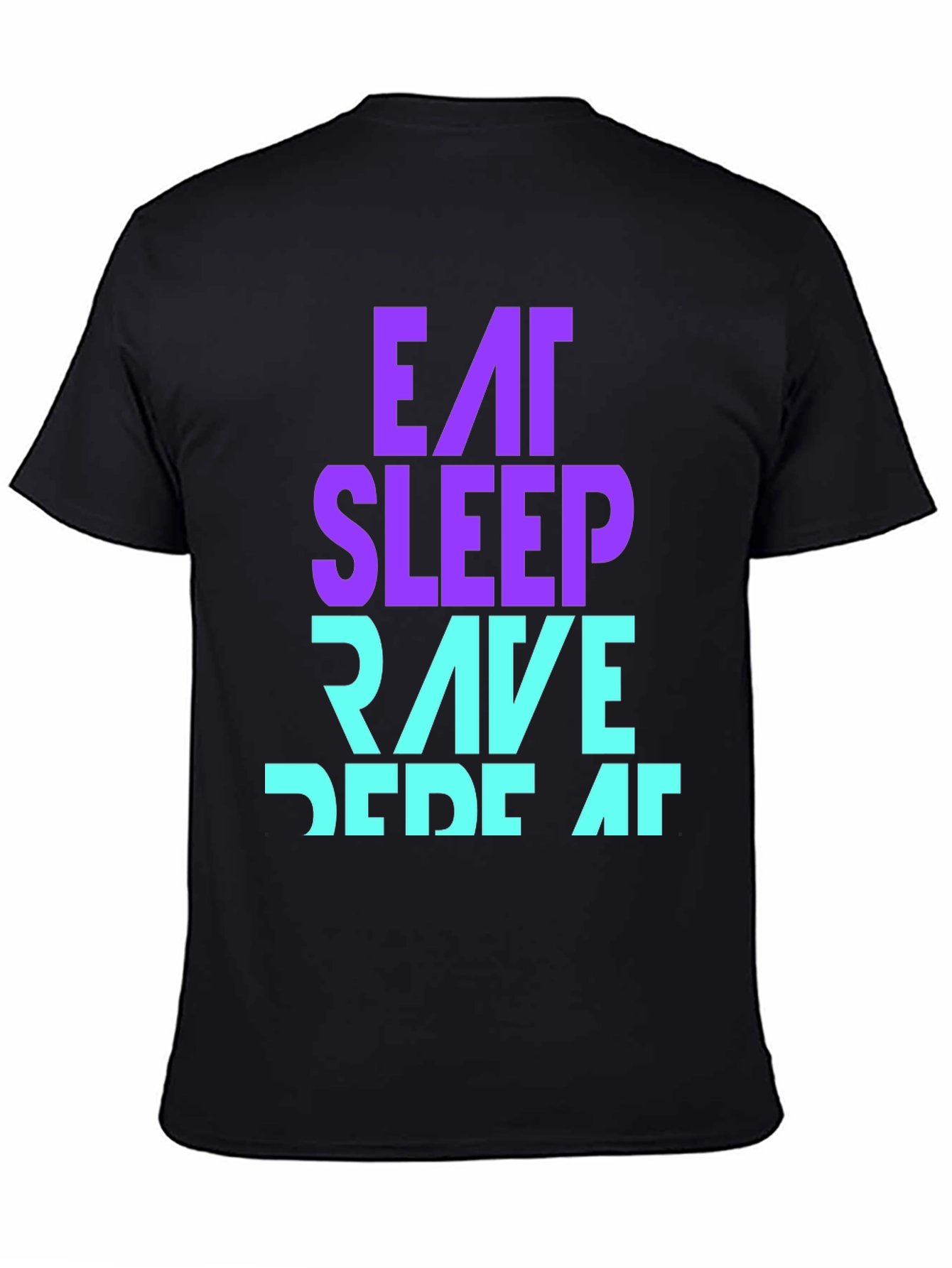 Eat Sleep Rave Repeat T-Shirt - Fun Party Apparel