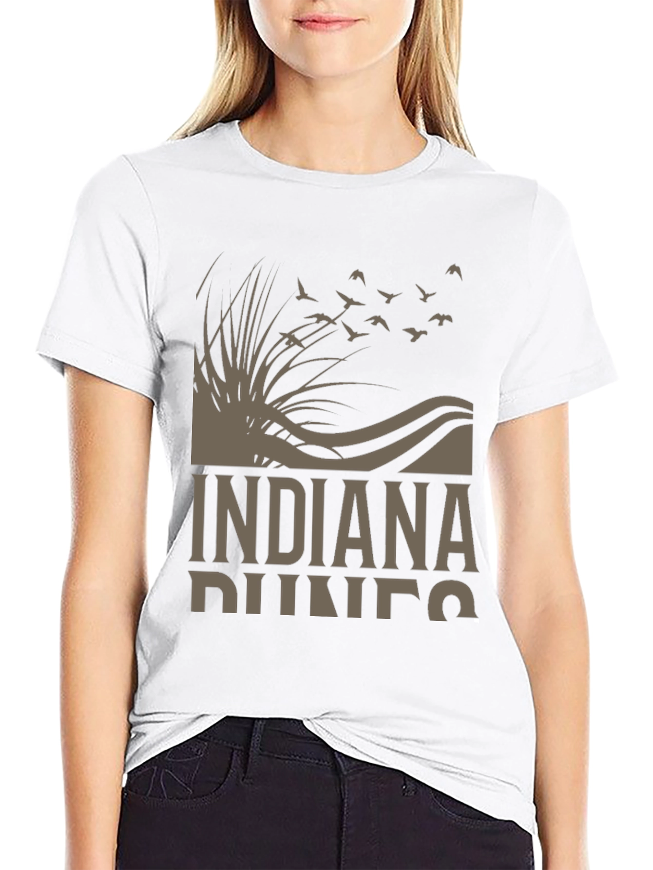 Indiana Dunes Graphic T-Shirt - Nature Inspired Design