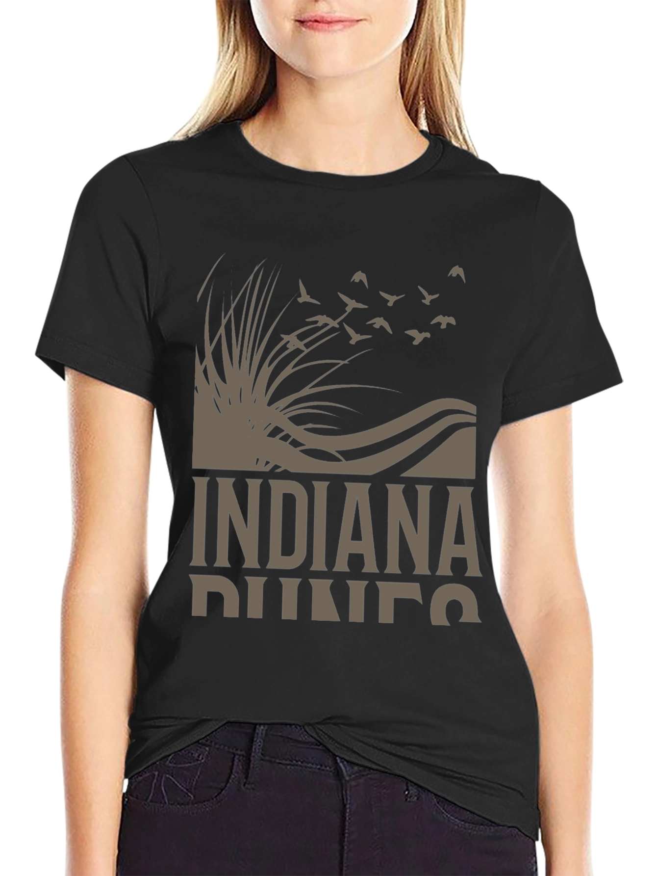 Indiana Dunes Graphic T-Shirt - Nature Inspired Design